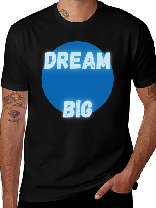 Dream Big Graphic Tee - Mens Black T-Shirt