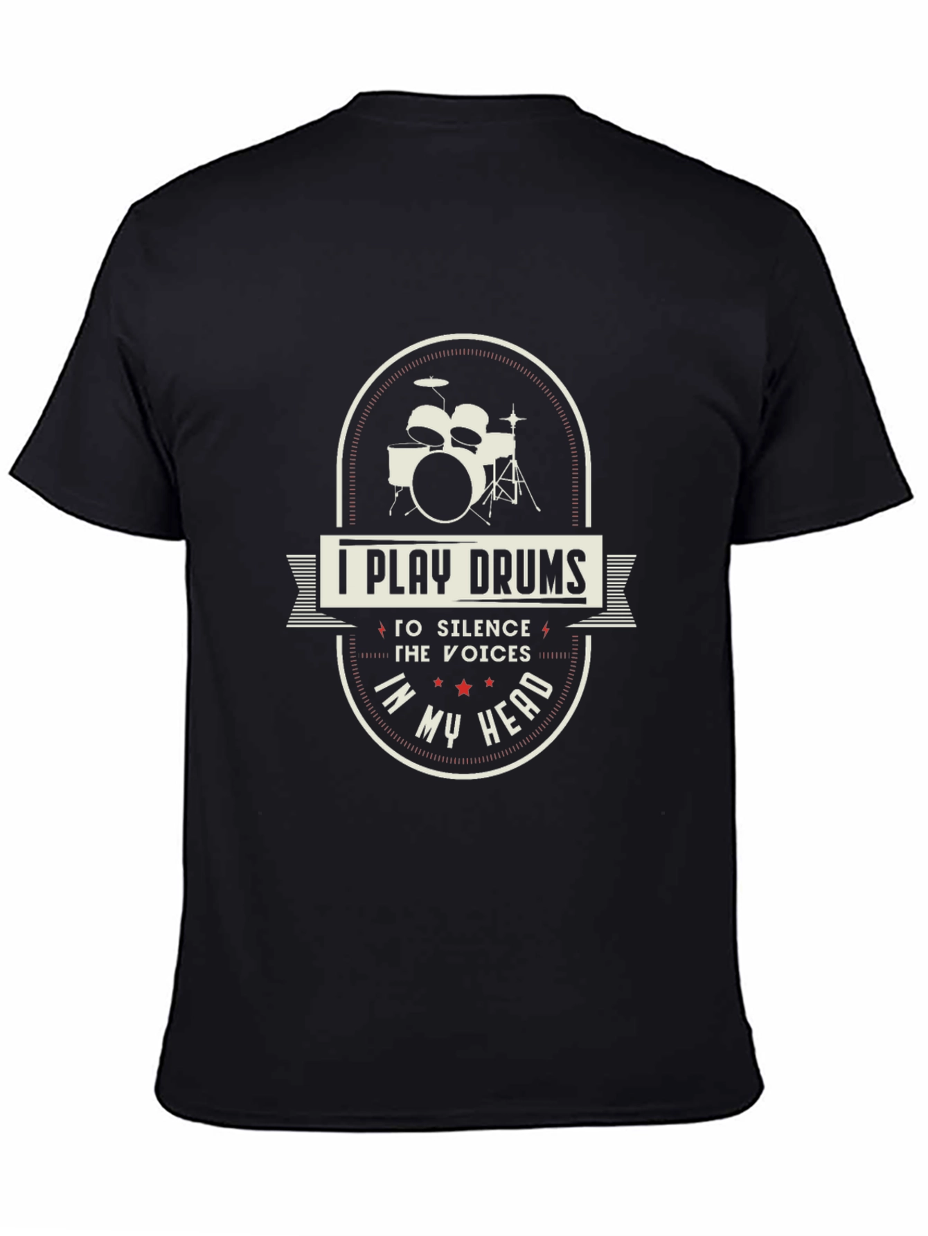 I Play Drums T-Shirt - Music Lover Tee