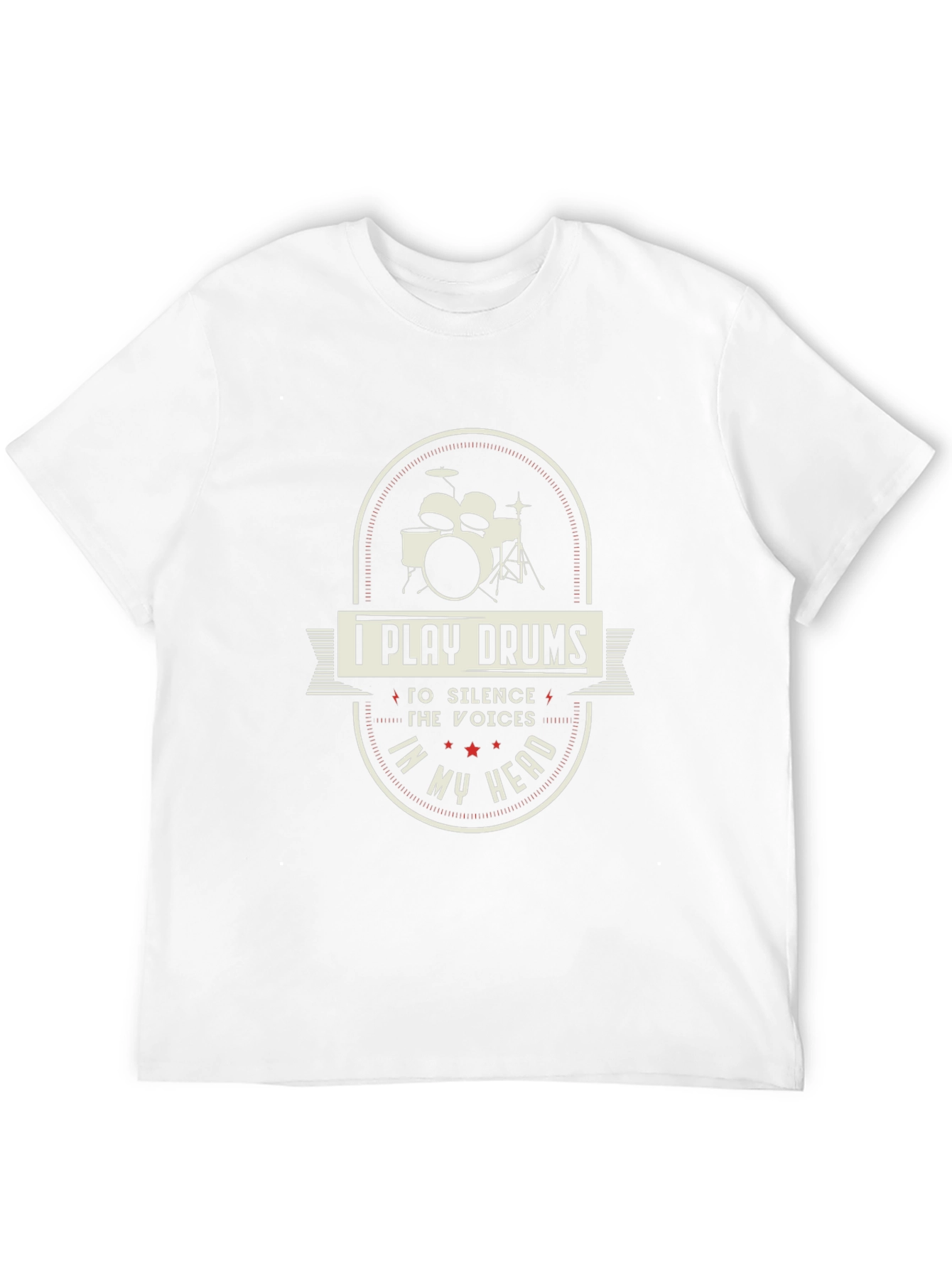I Play Drums T-Shirt - Music Lover Tee