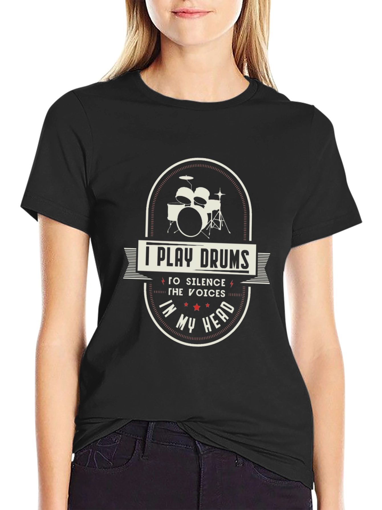 I Play Drums T-Shirt - Music Lover Tee
