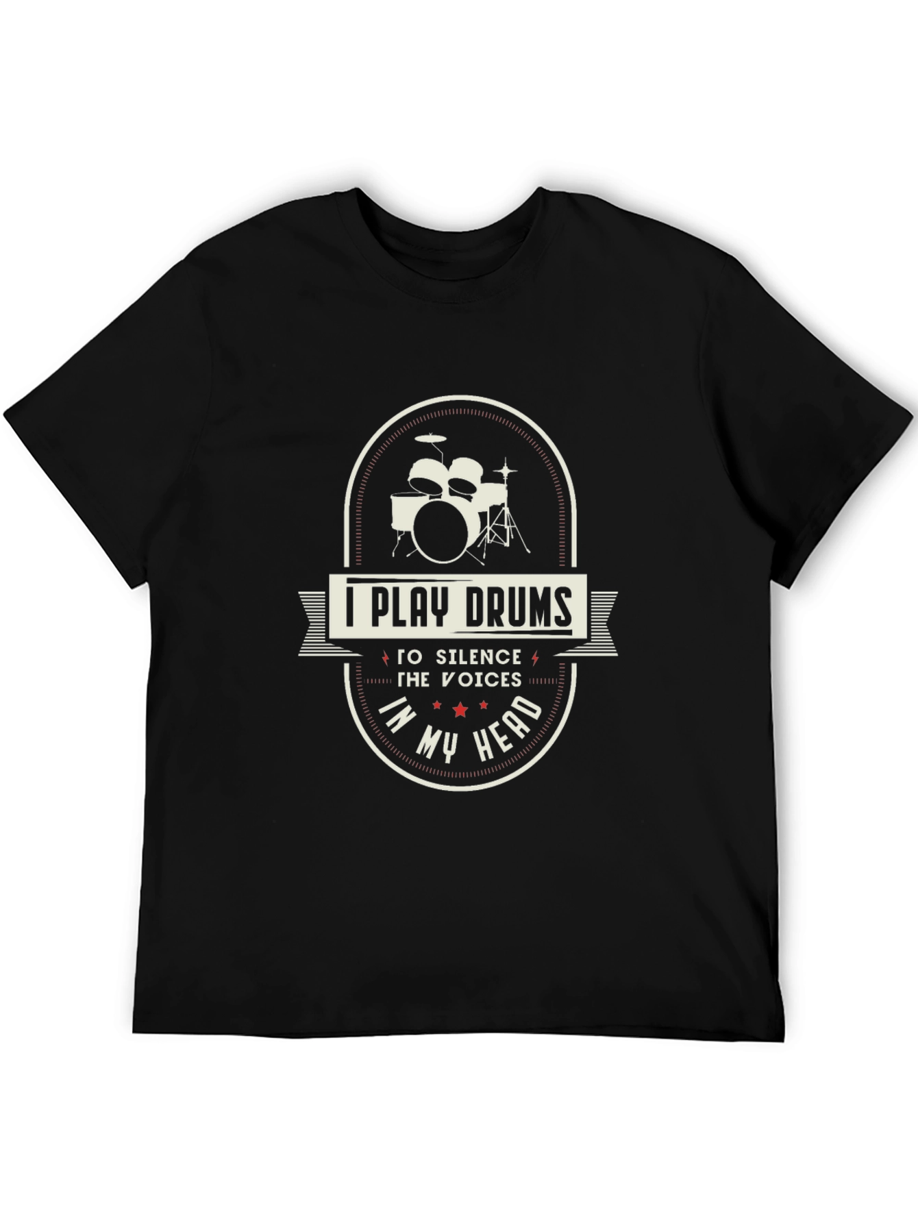 I Play Drums T-Shirt - Music Lover Tee