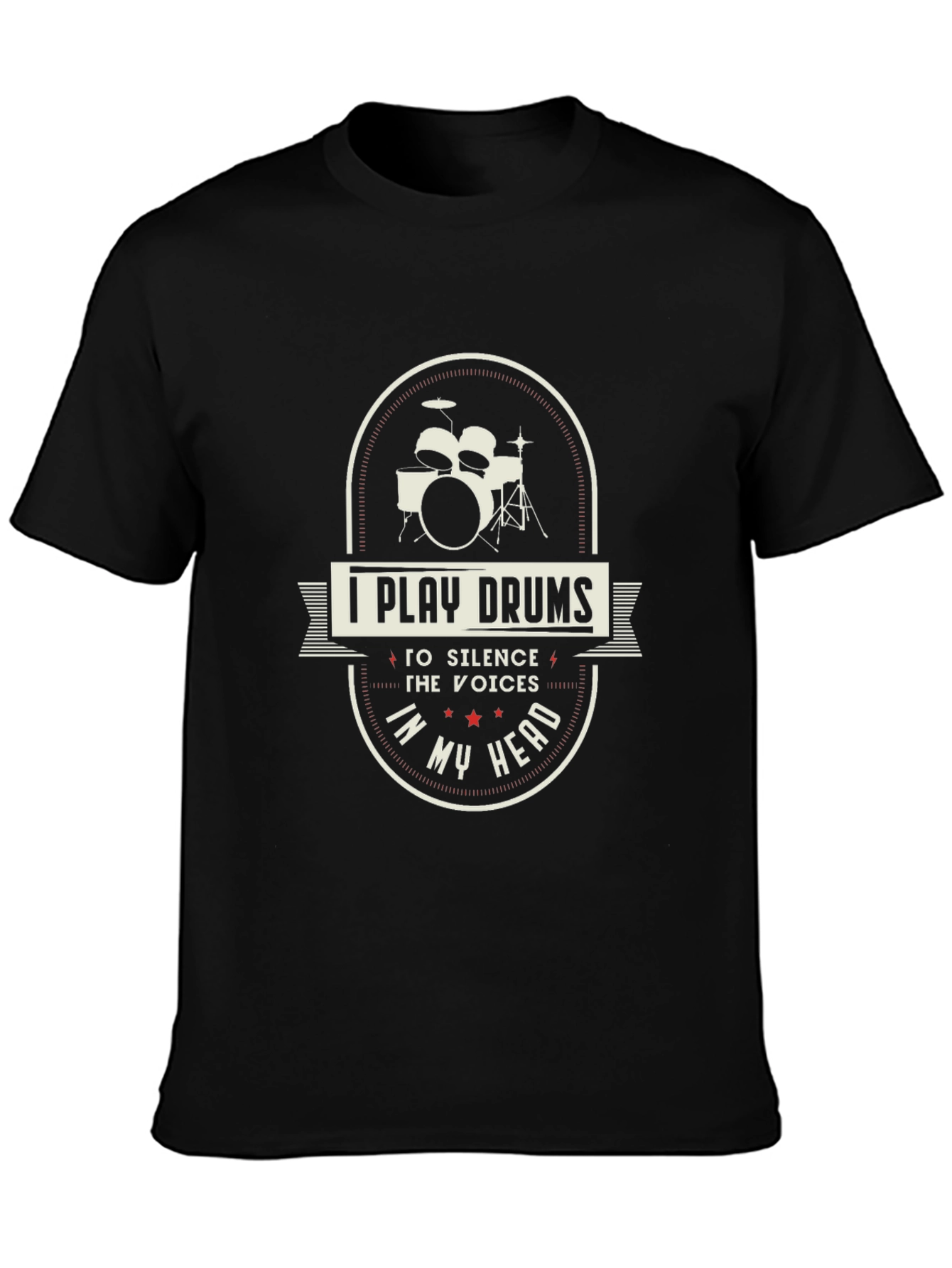 I Play Drums T-Shirt - Music Lover Tee