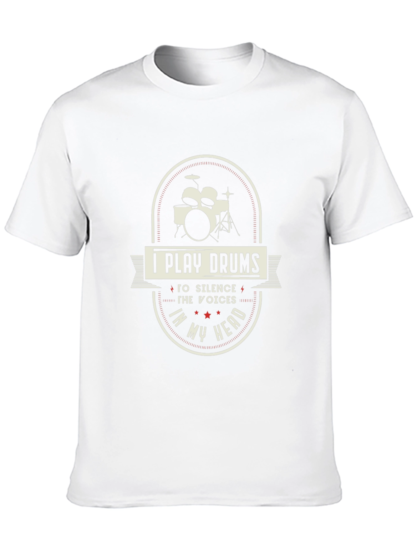 I Play Drums T-Shirt - Music Lover Tee