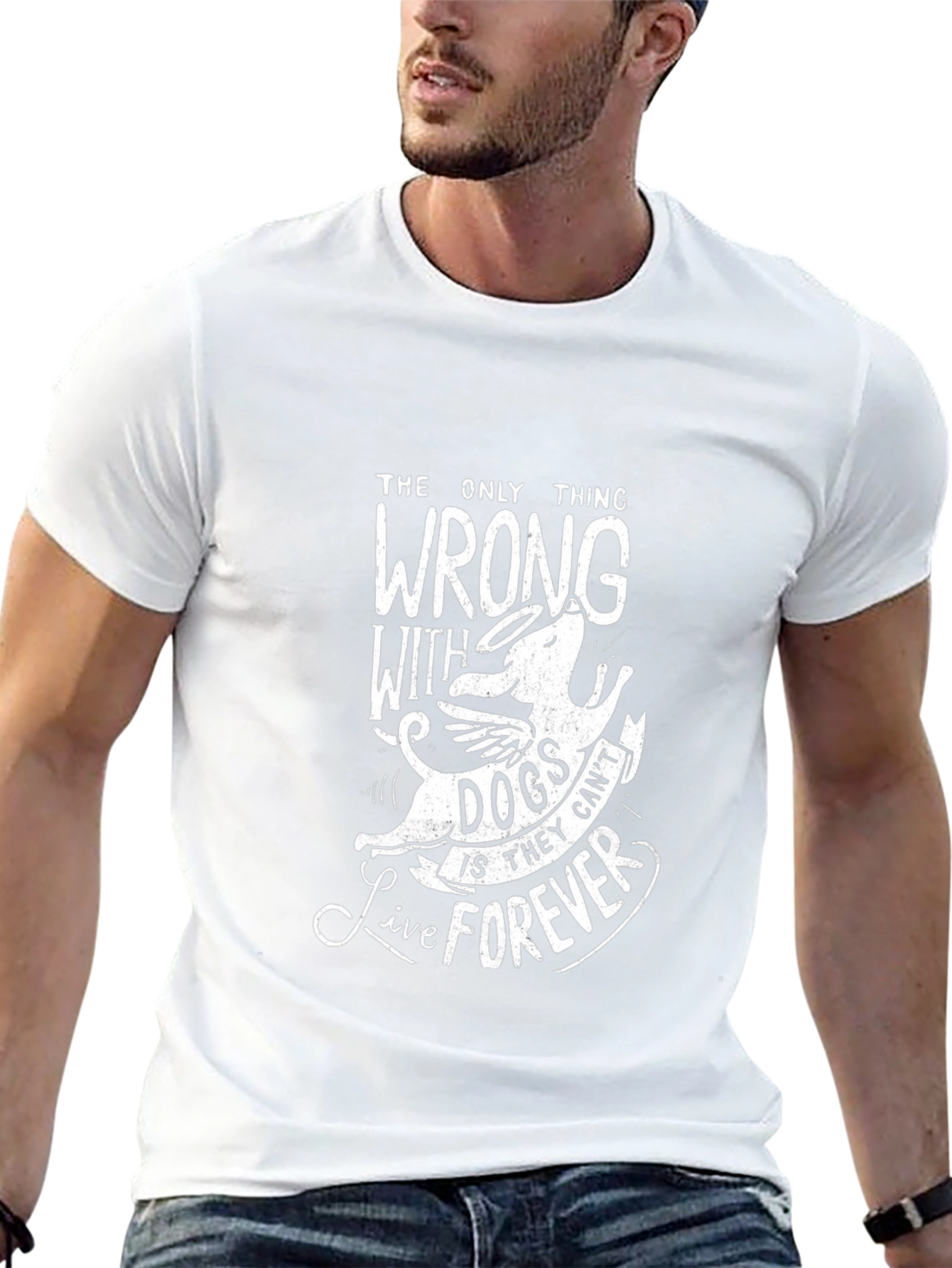 Dog Lovers T-Shirt - Live Forever Graphic Tee