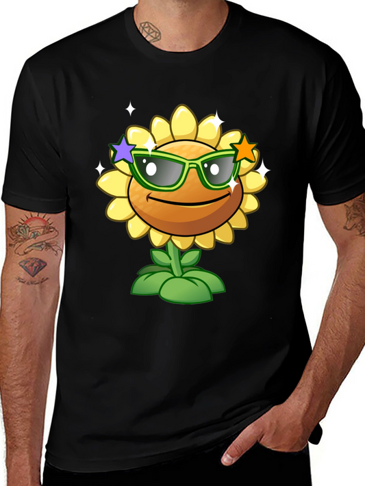Cool Sunflower Graphic Tee