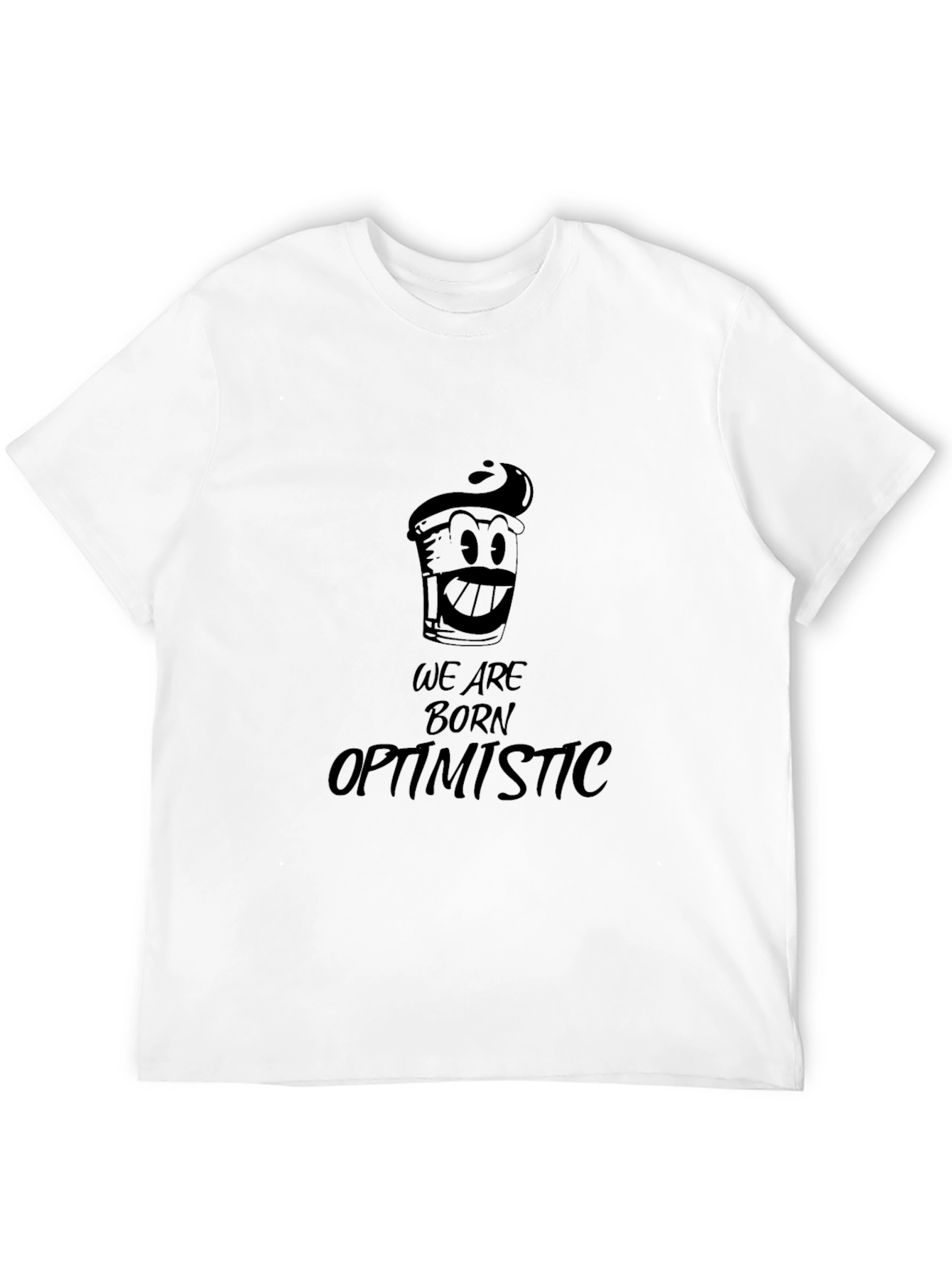 Optimistic Graphic Black T-Shirt