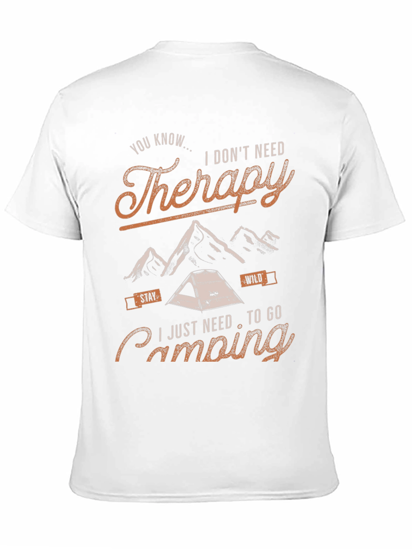 Therapy Camping Graphic T-Shirt