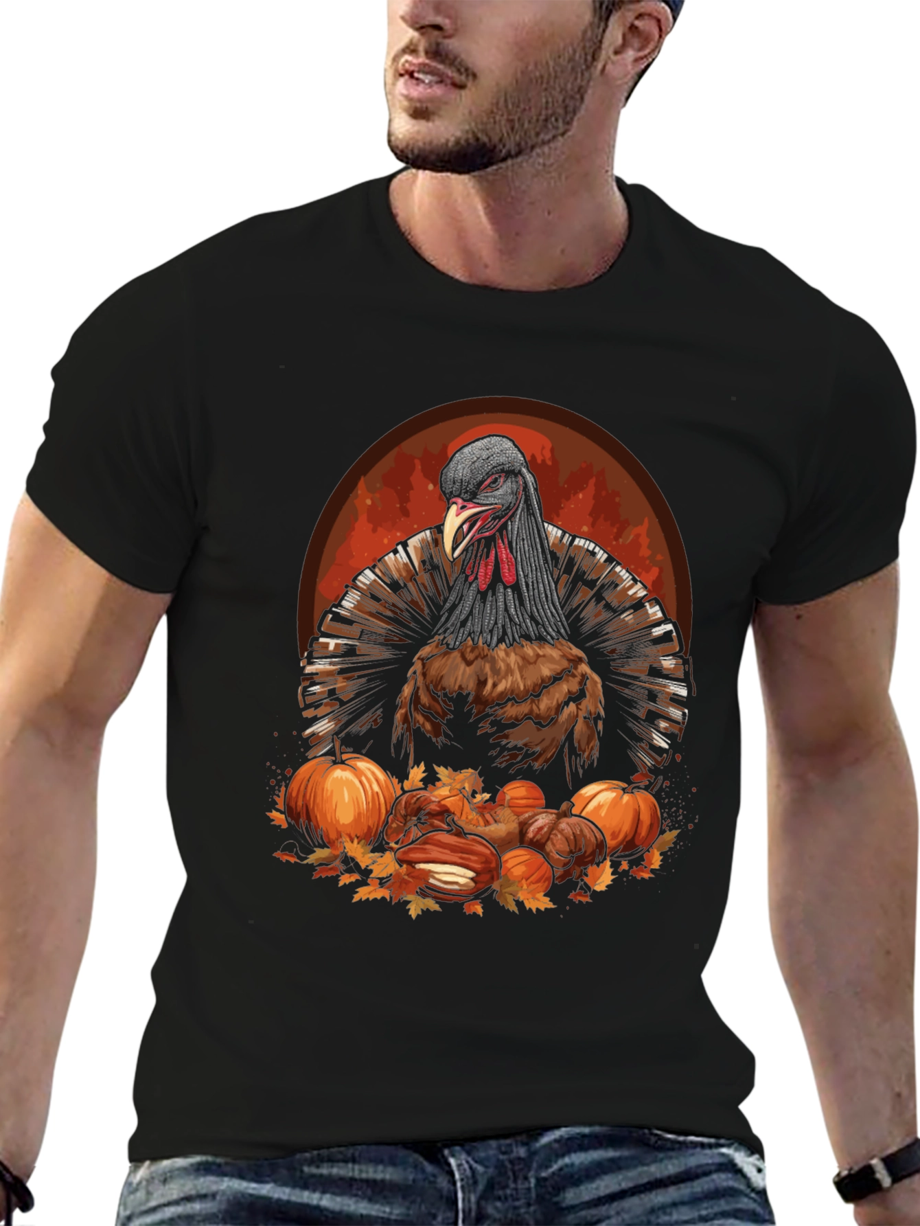 Thanksgiving Turkey Graphic Tee
