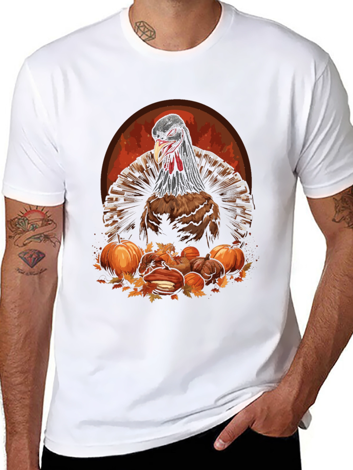 Thanksgiving Turkey Graphic Tee