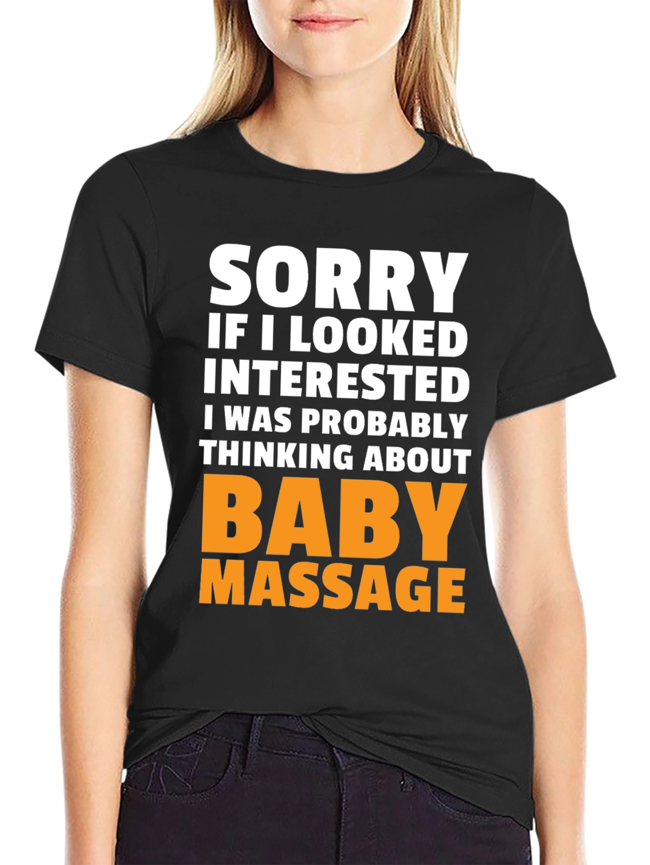 Funny Baby Massage T-Shirt - Novelty Gift