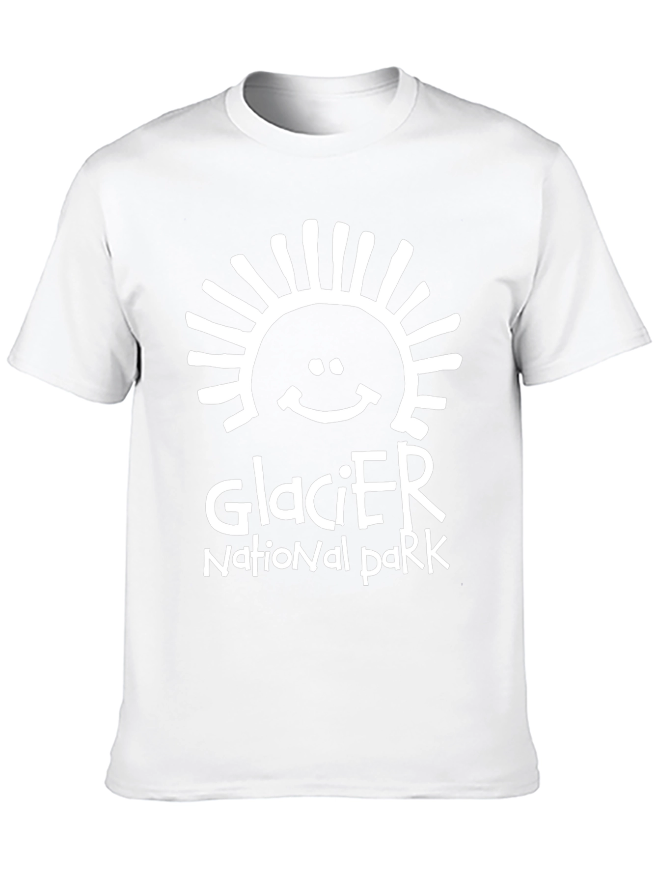 Glacier National Park Smiling Sun T-Shirt