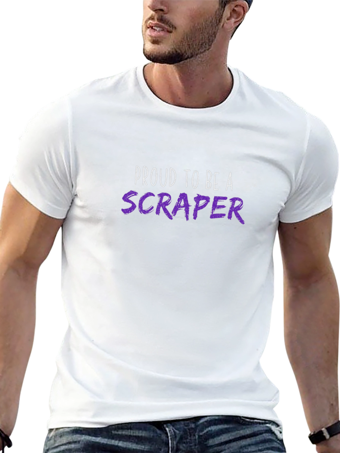 Proud Scraper Graphic T-Shirt - Black