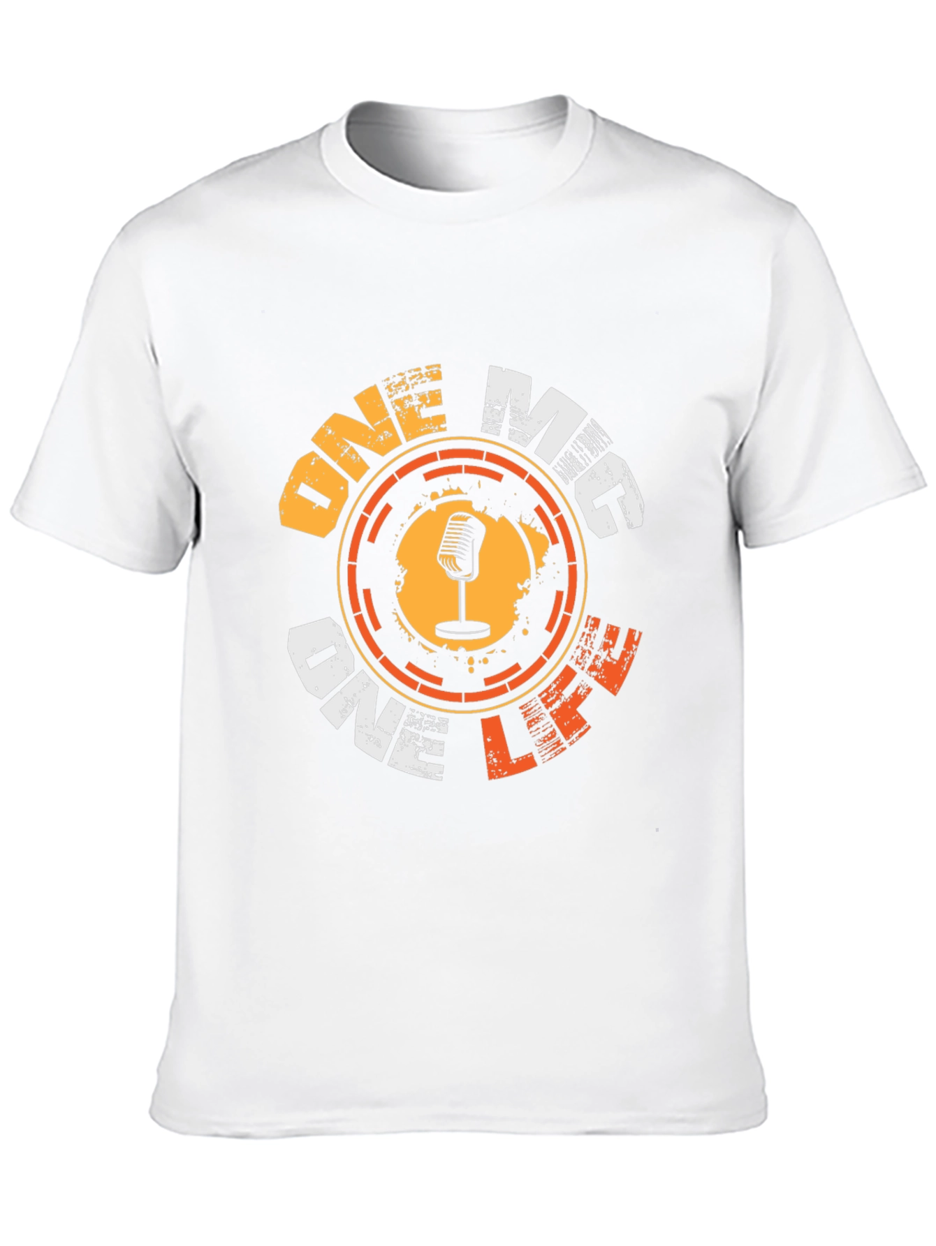 One Mic One Life Graphic Tee - Black