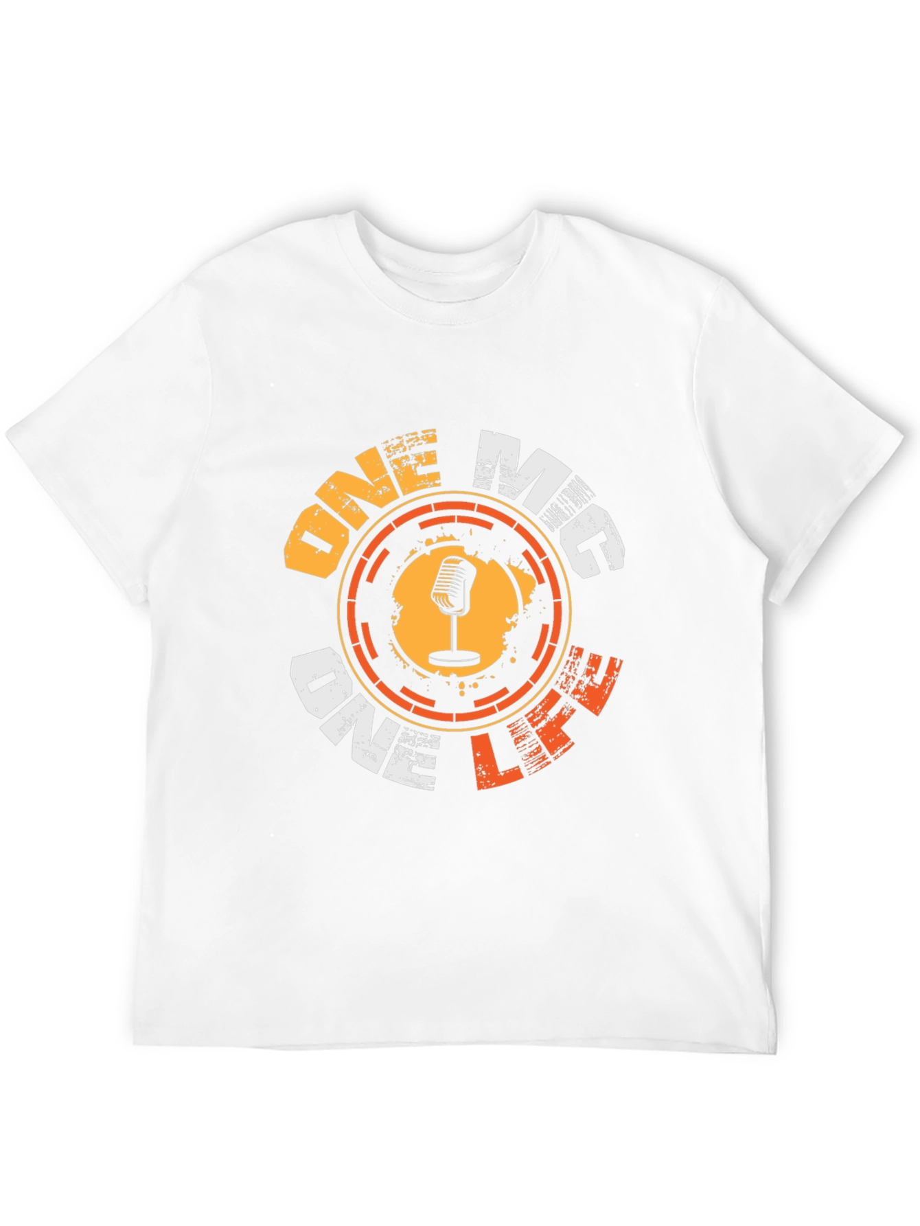 One Mic One Life Graphic Tee - Black