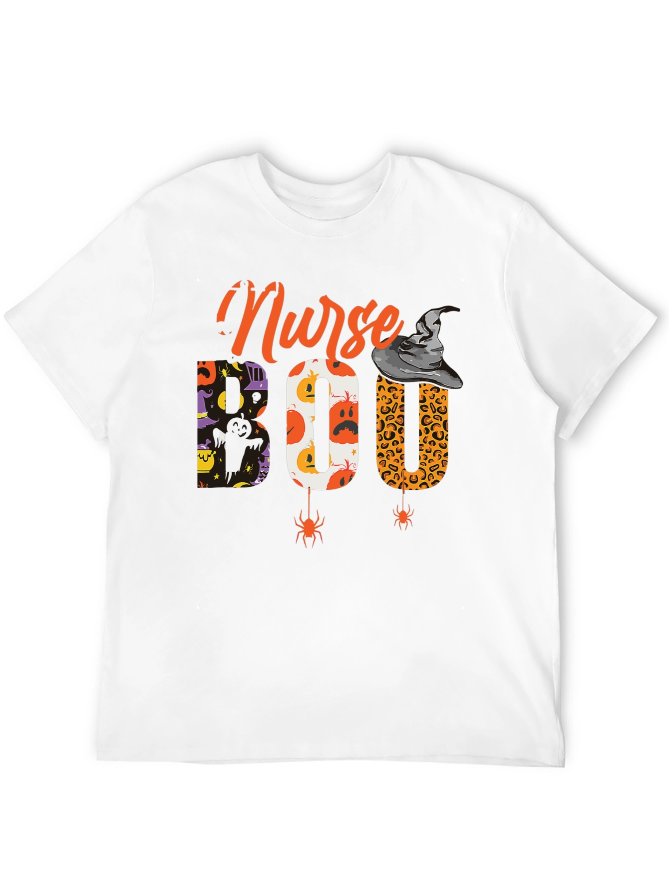 Nurse Boo Halloween T-Shirt Spooky Season Apparel