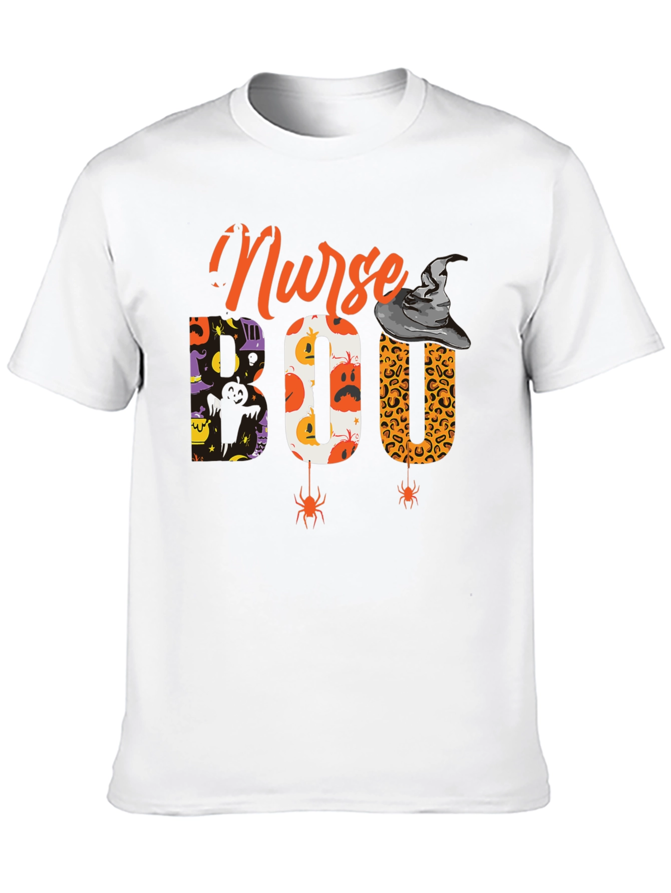 Nurse Boo Halloween T-Shirt Spooky Season Apparel
