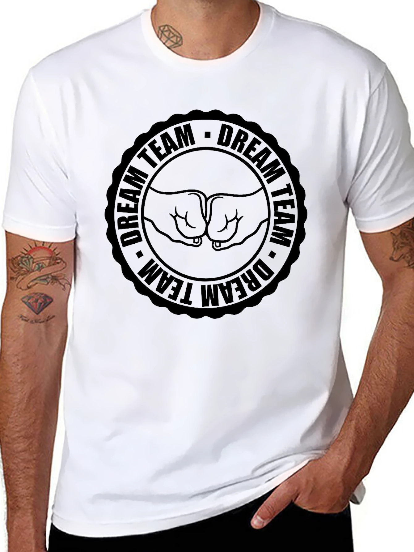 Dream Team Fist Bump Graphic Tee