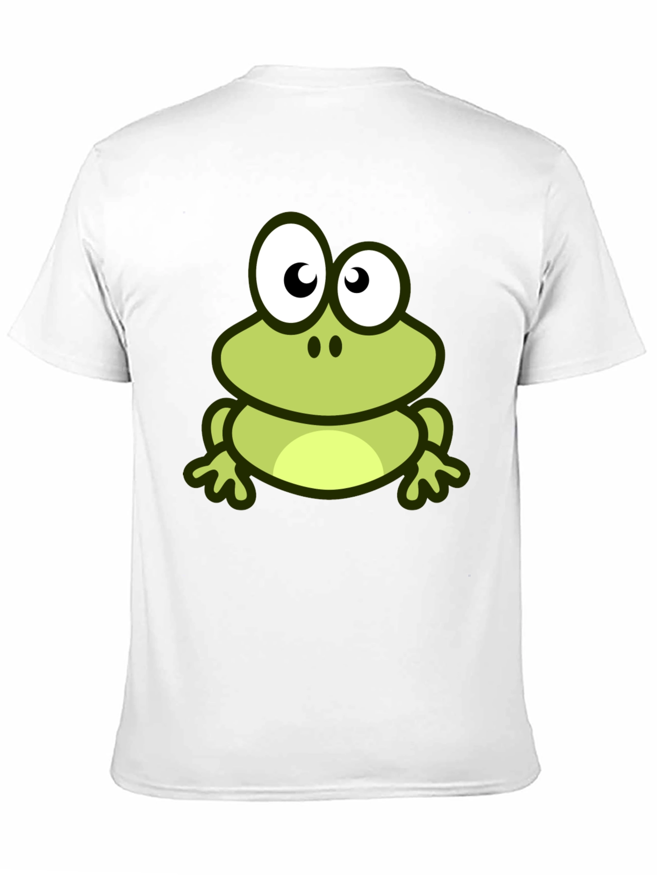 Frog Graphic Print Black T-Shirt