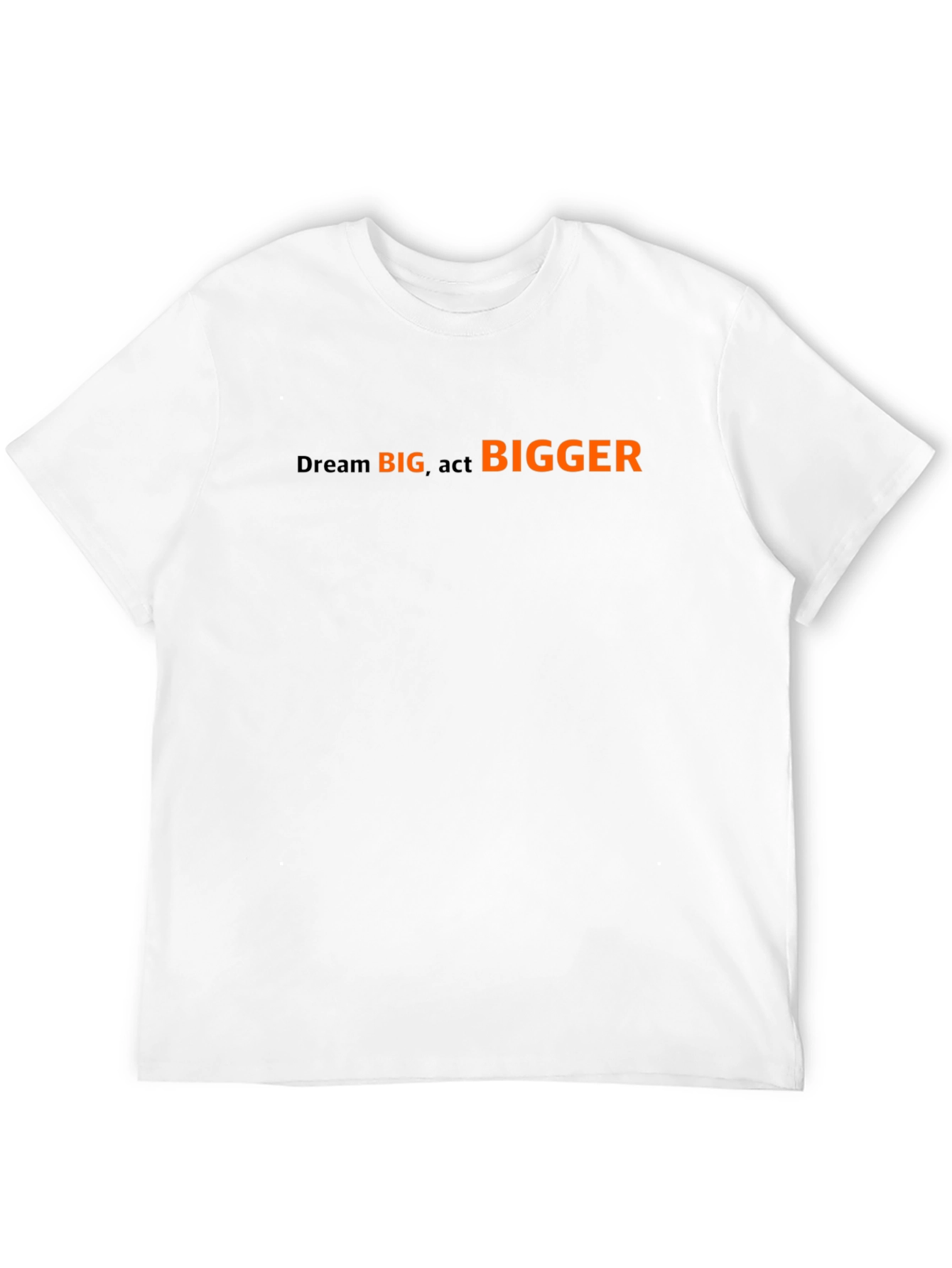 Dream Big Act Bigger Graphic Tee - Black