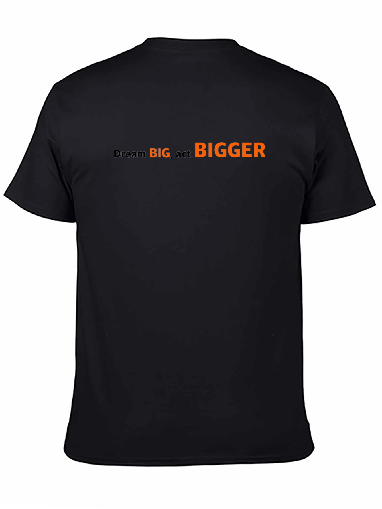 Dream Big Act Bigger Graphic Tee - Black