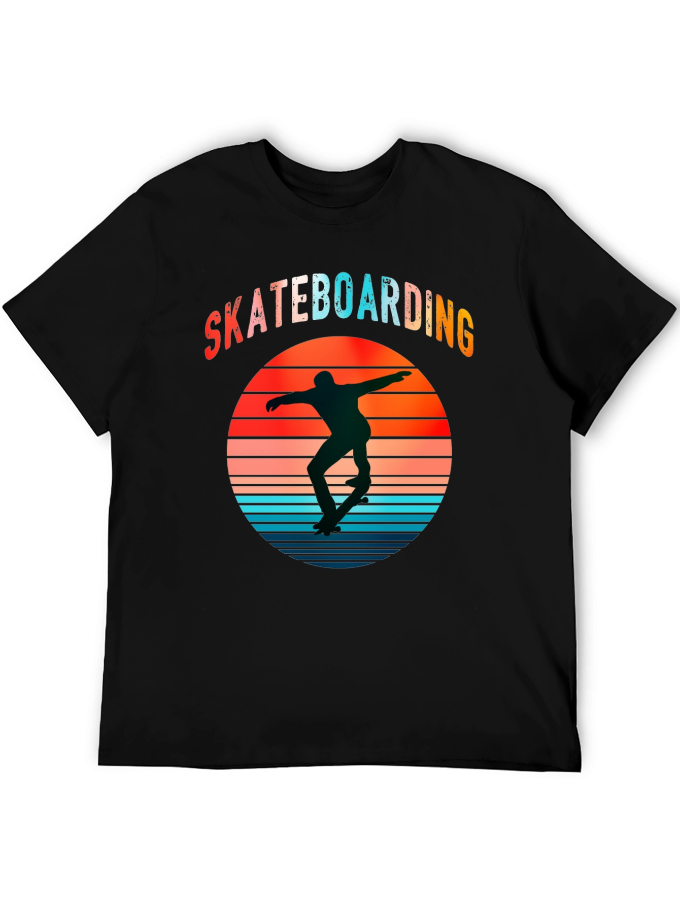 Skateboarding Retro Graphic T-Shirt