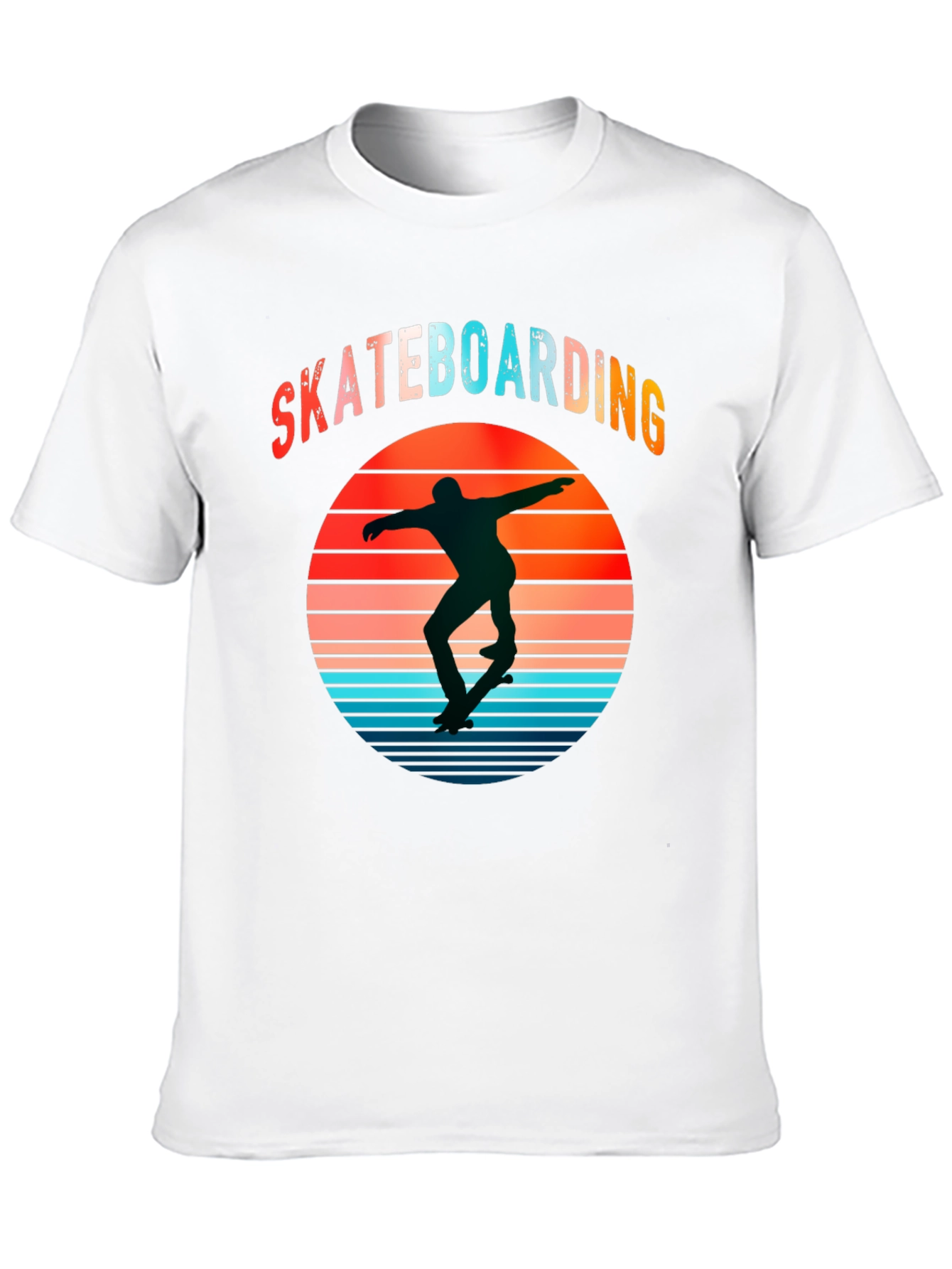 Skateboarding Retro Graphic T-Shirt