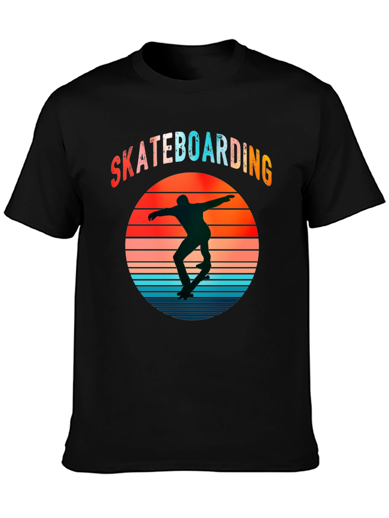 Skateboarding Retro Graphic T-Shirt