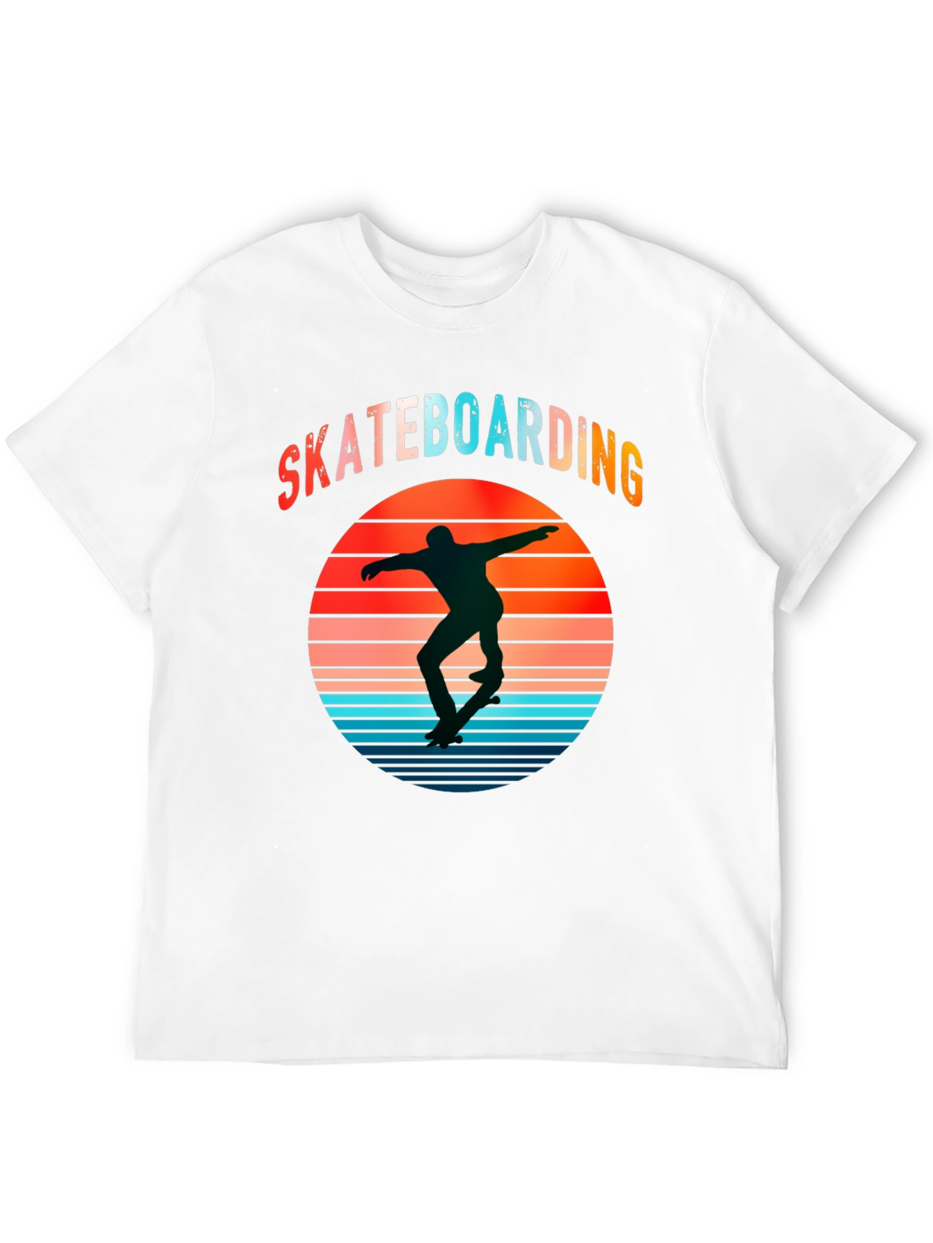 Skateboarding Retro Graphic T-Shirt