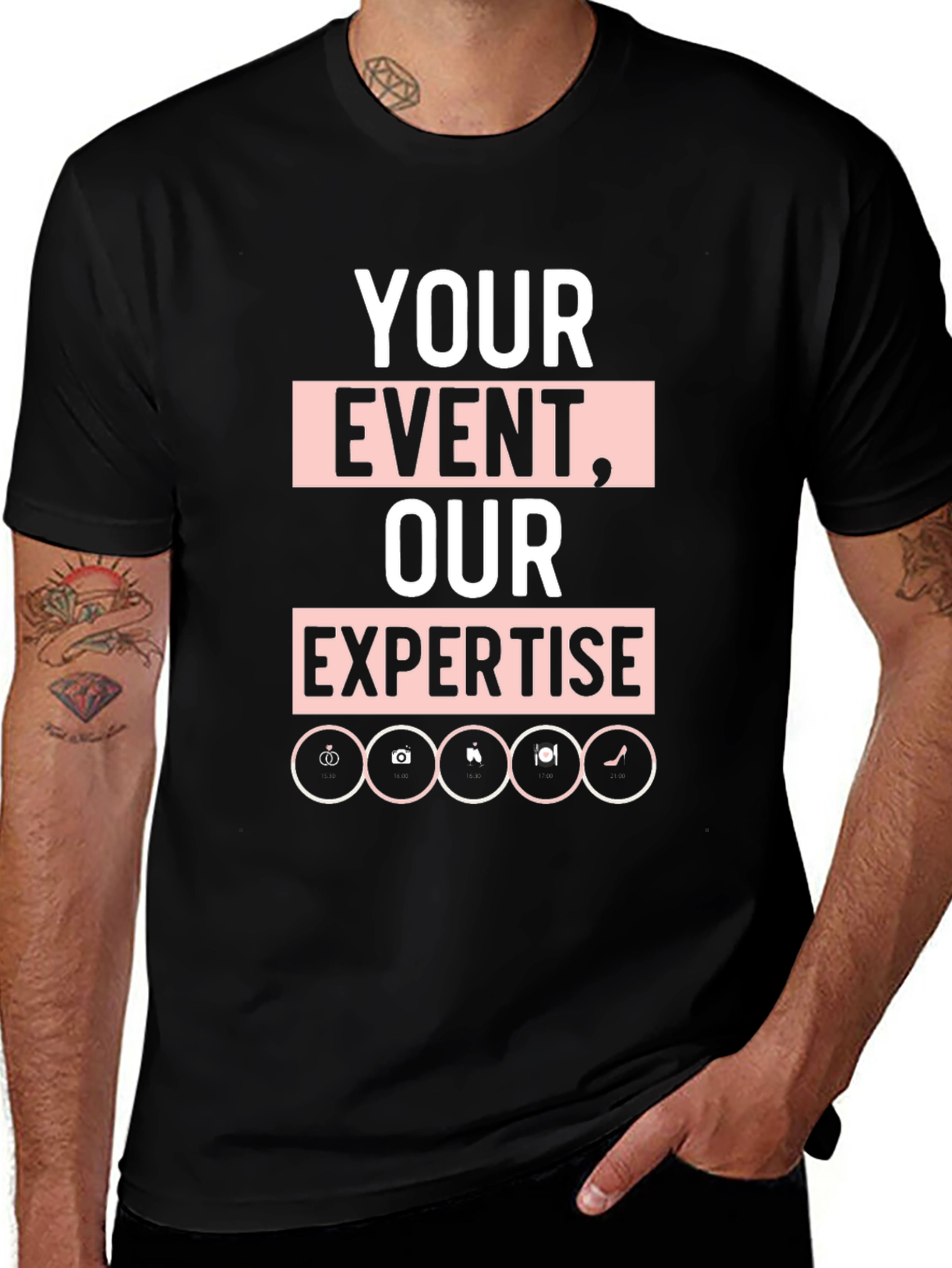 Event Expertise Graphic Tee - Black