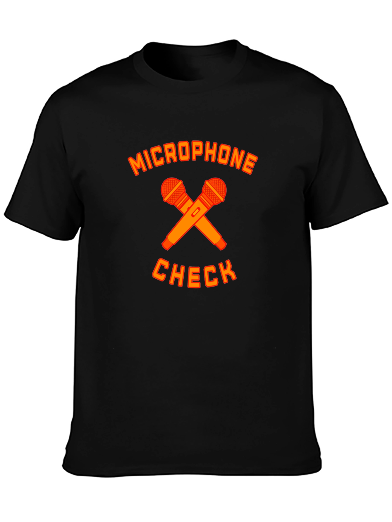 Microphone Check Graphic T-Shirt