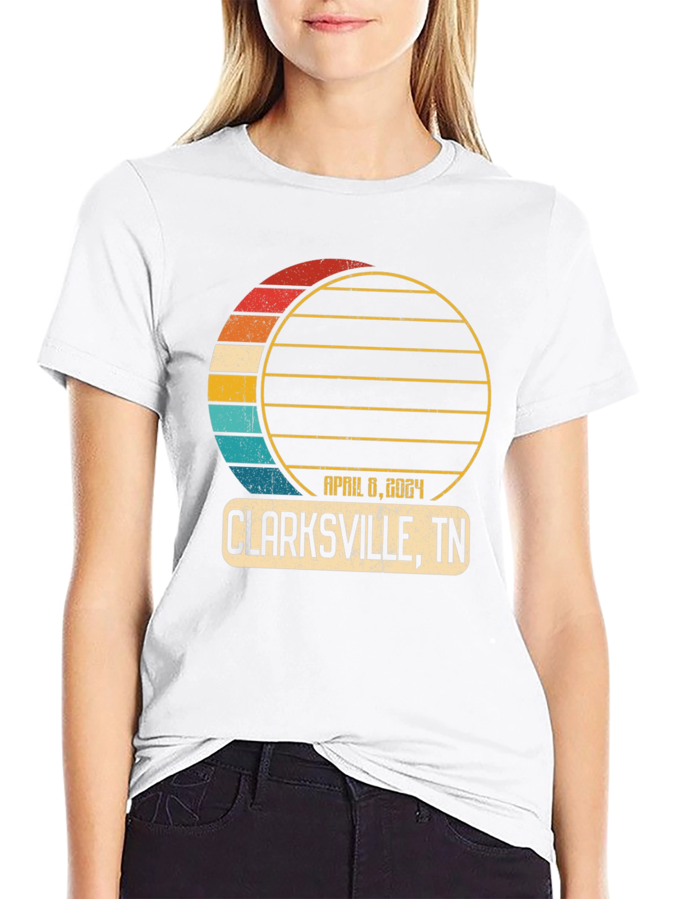 Clarksville TN April 8 2024 Eclipse T-Shirt