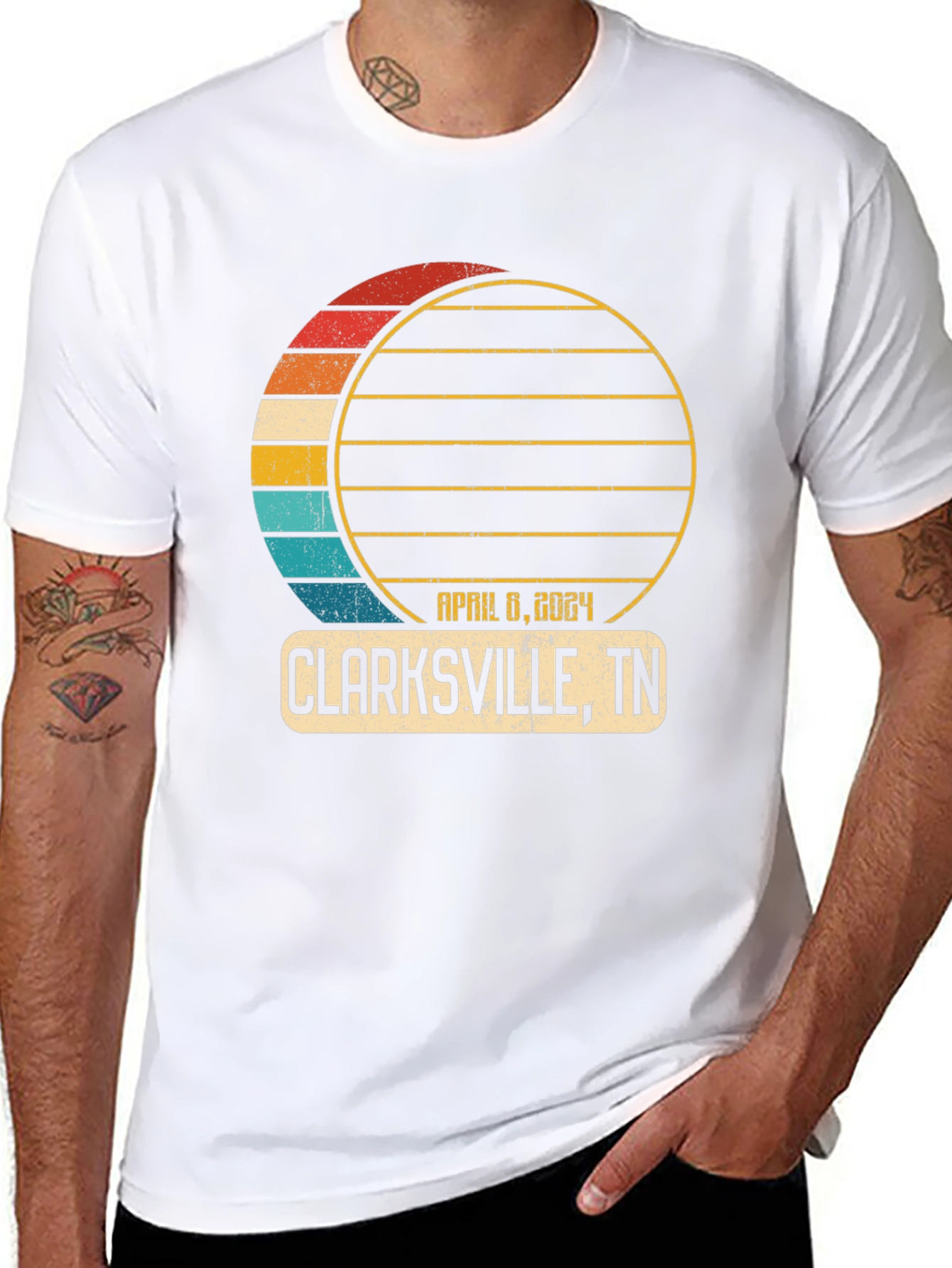 Clarksville TN April 8 2024 Eclipse T-Shirt