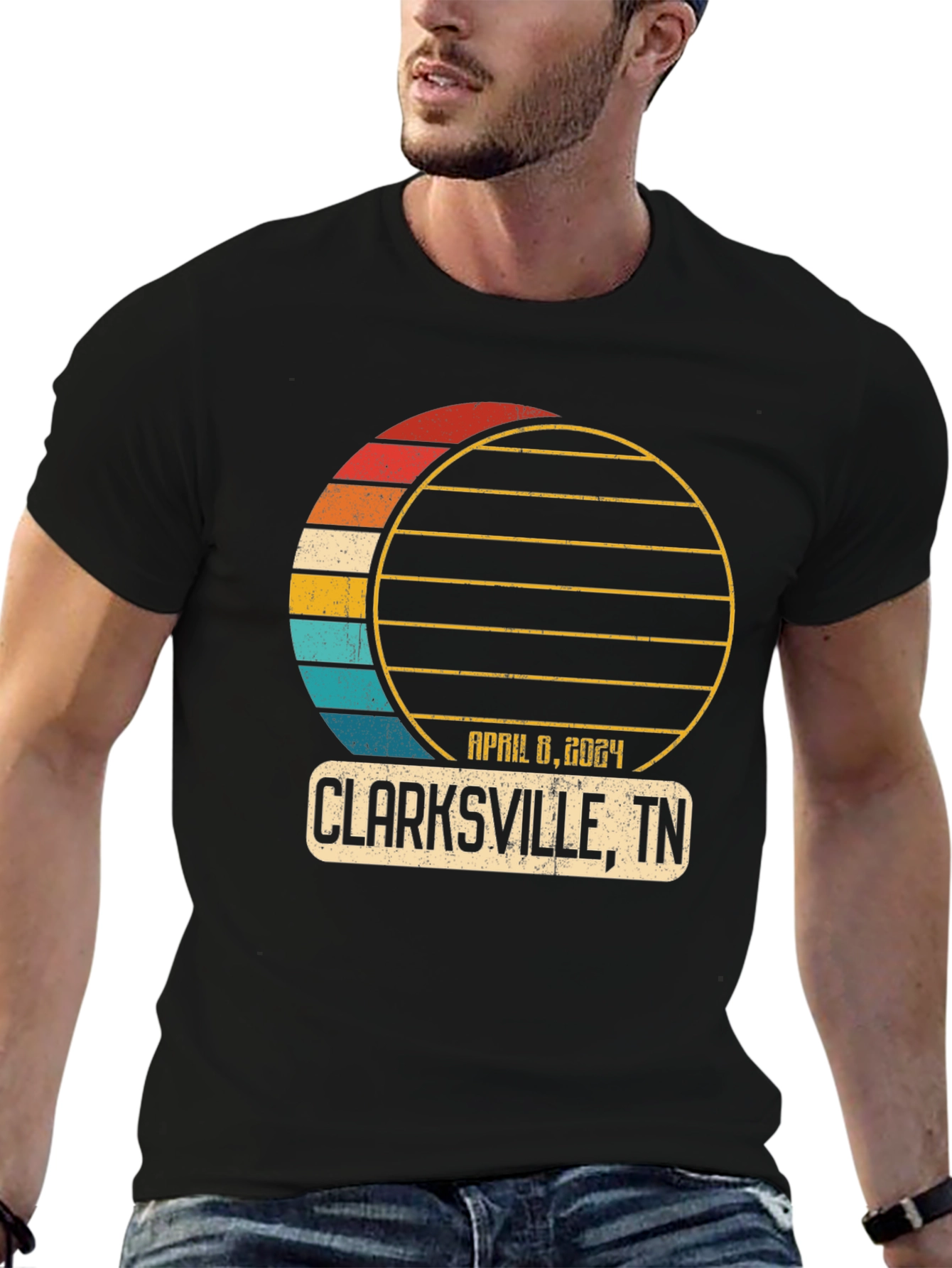 Clarksville TN April 8 2024 Eclipse T-Shirt