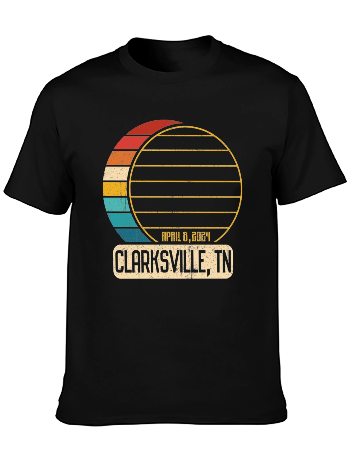 Clarksville TN April 8 2024 Eclipse T-Shirt