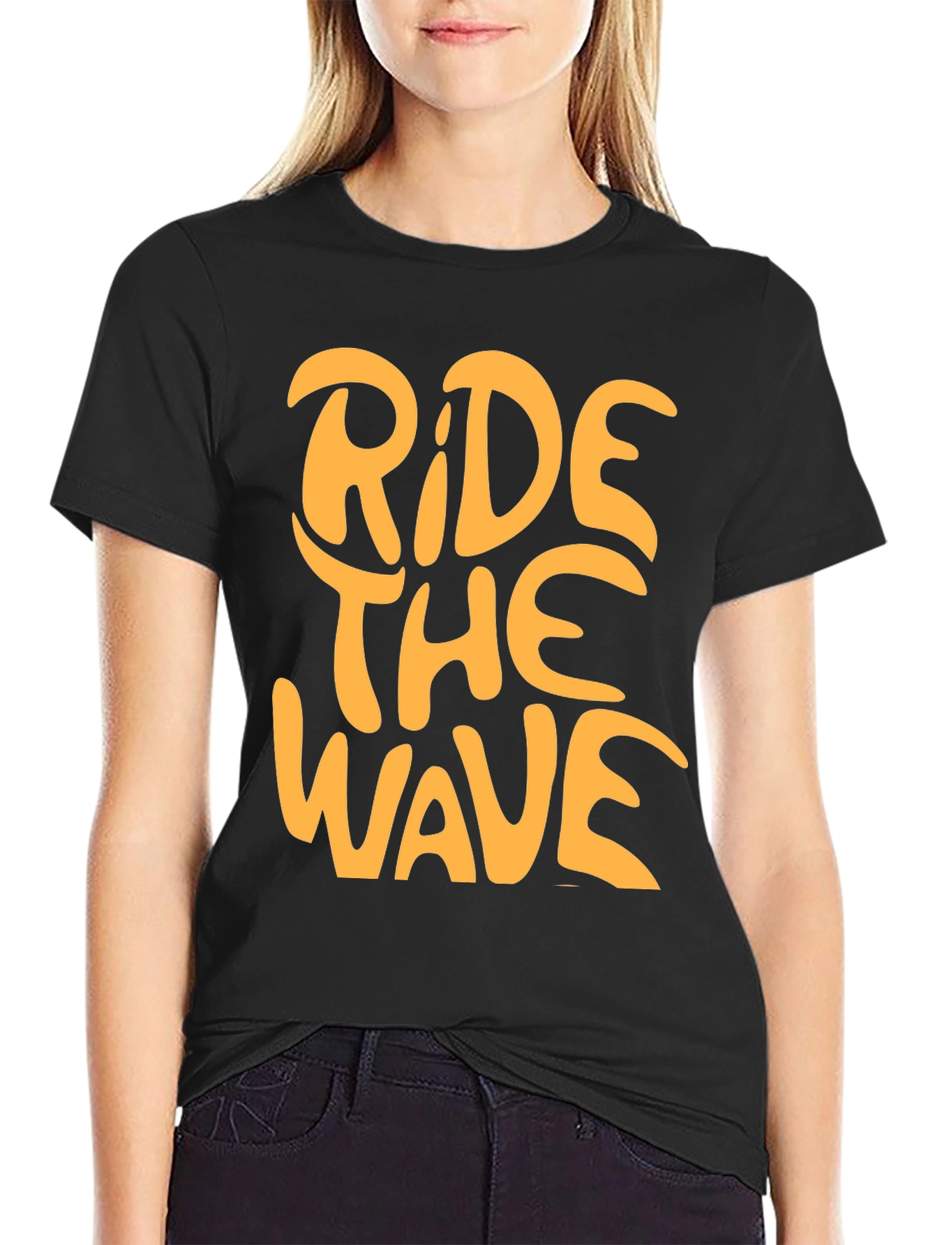 Ride The Wave Graphic T-Shirt - Black