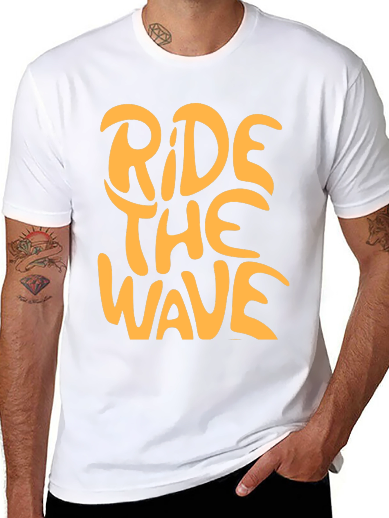 Ride The Wave Graphic T-Shirt - Black
