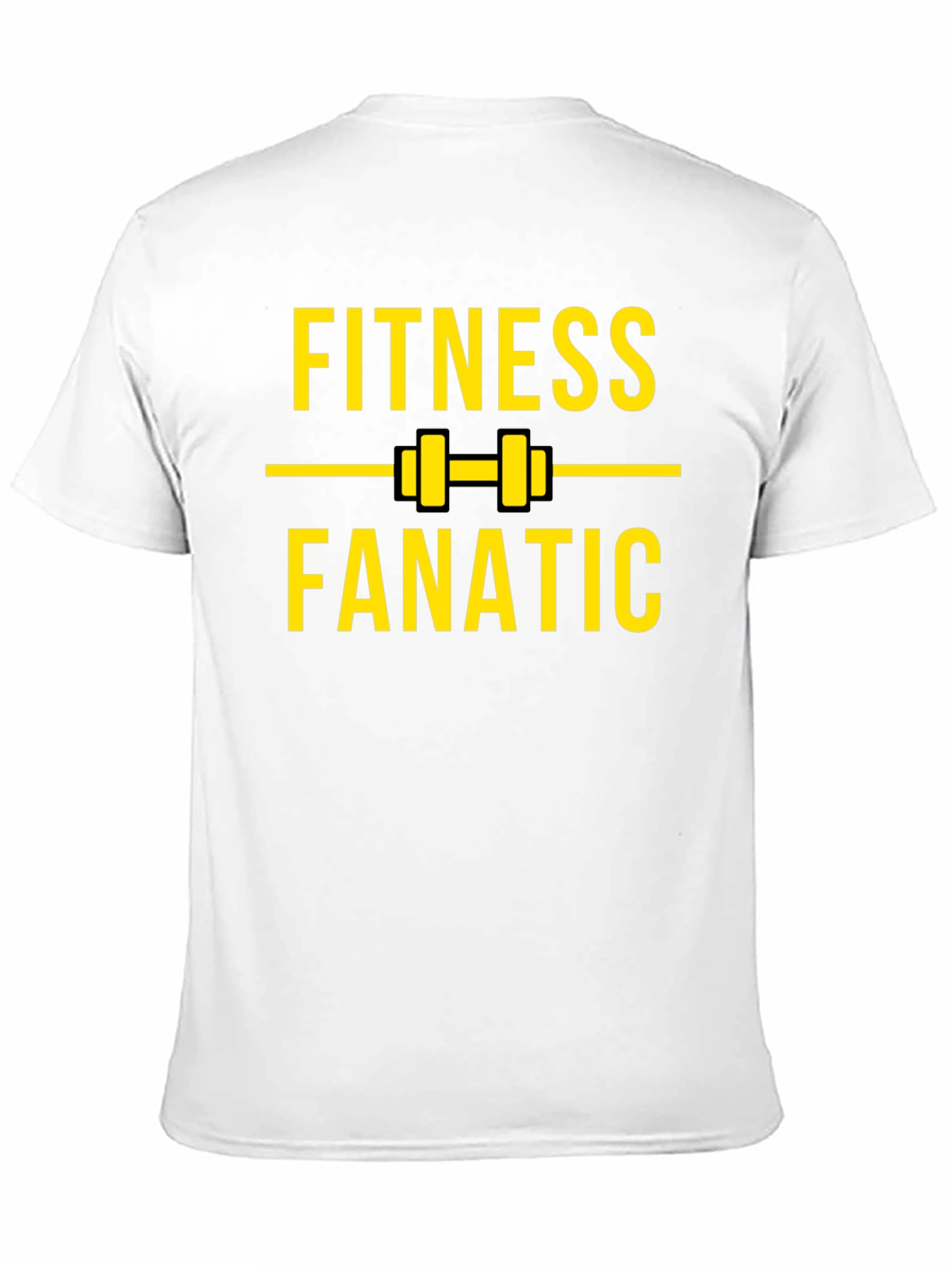 Fitness Fanatic Black Graphic Tee