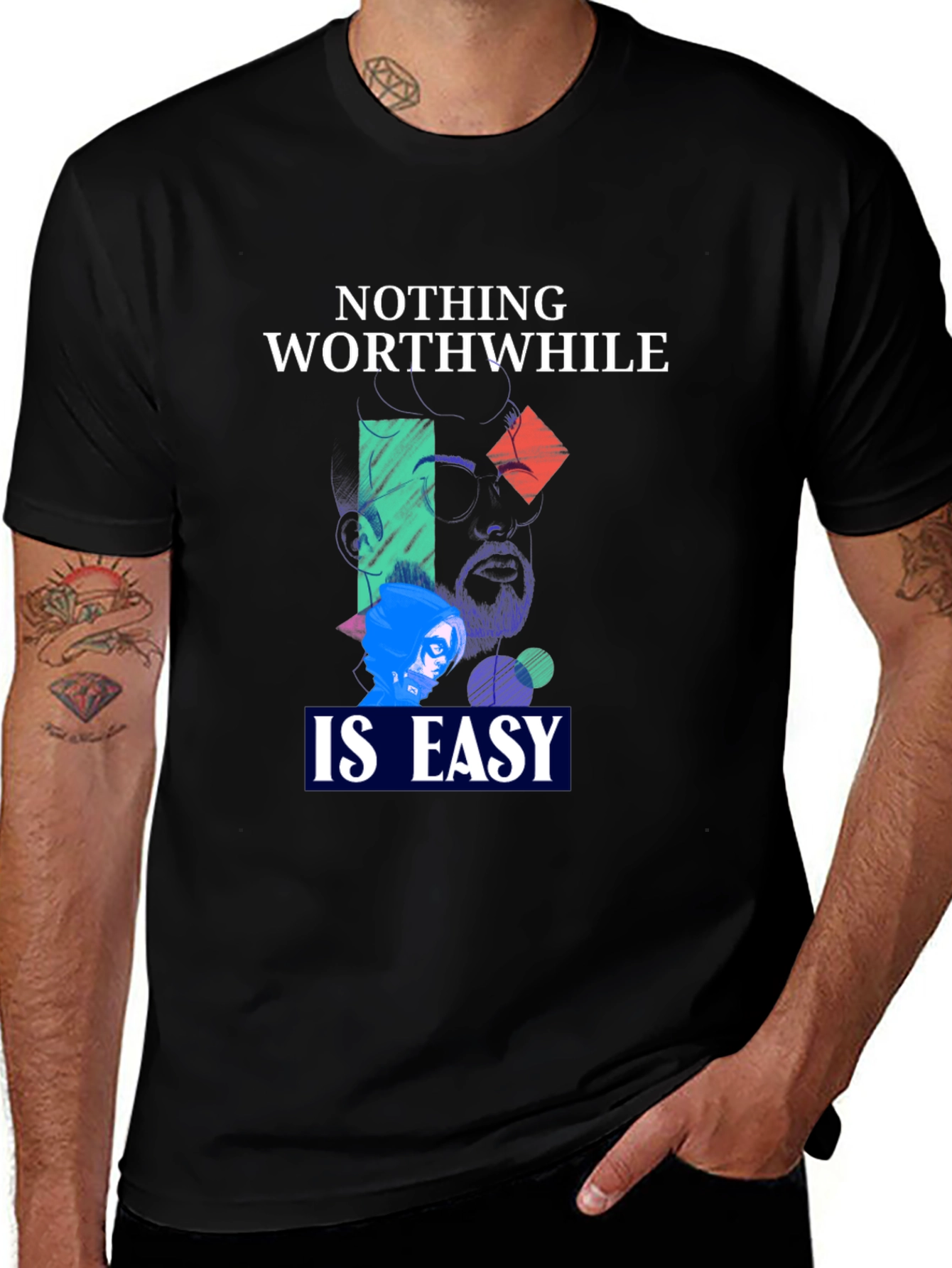 Nothing Worthwhile Is Easy Graphic Tee - Unisex