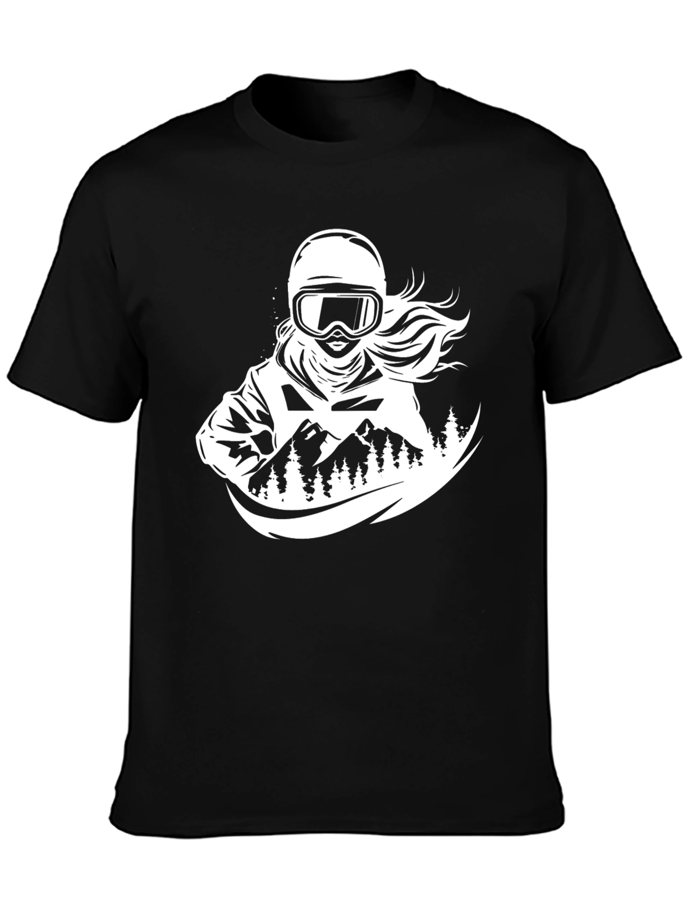 Snow Sport Athlete Graphic Tee