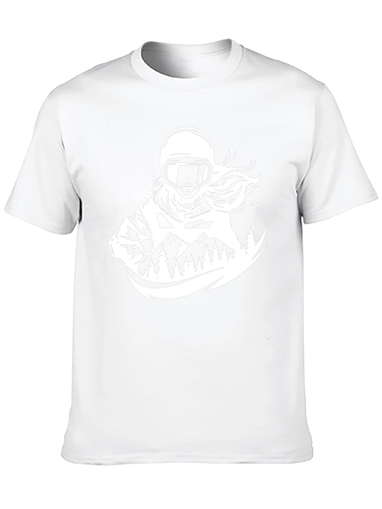 Snow Sport Athlete Graphic Tee