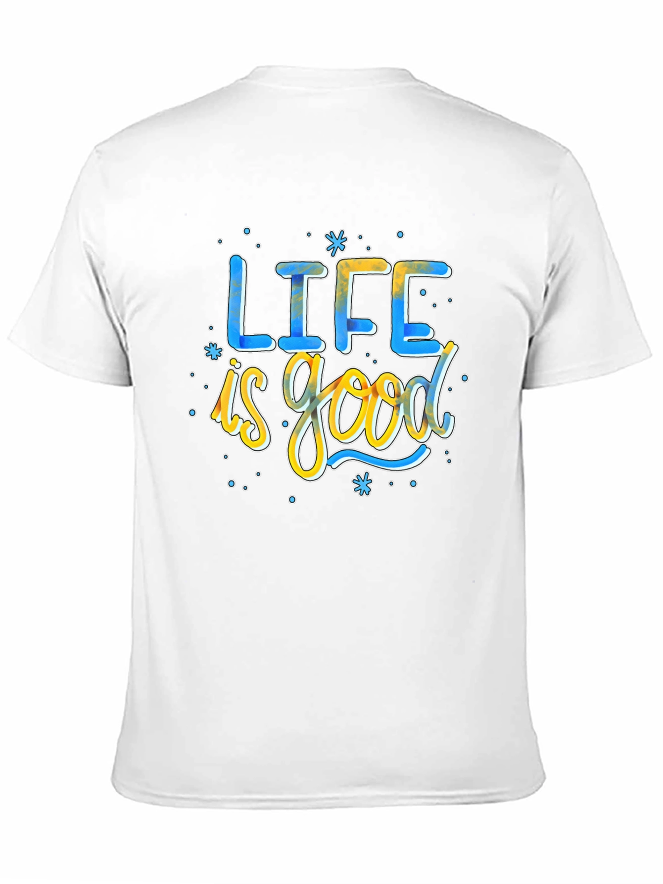 Life is Good Graphic T-Shirt - Mens Black Tee