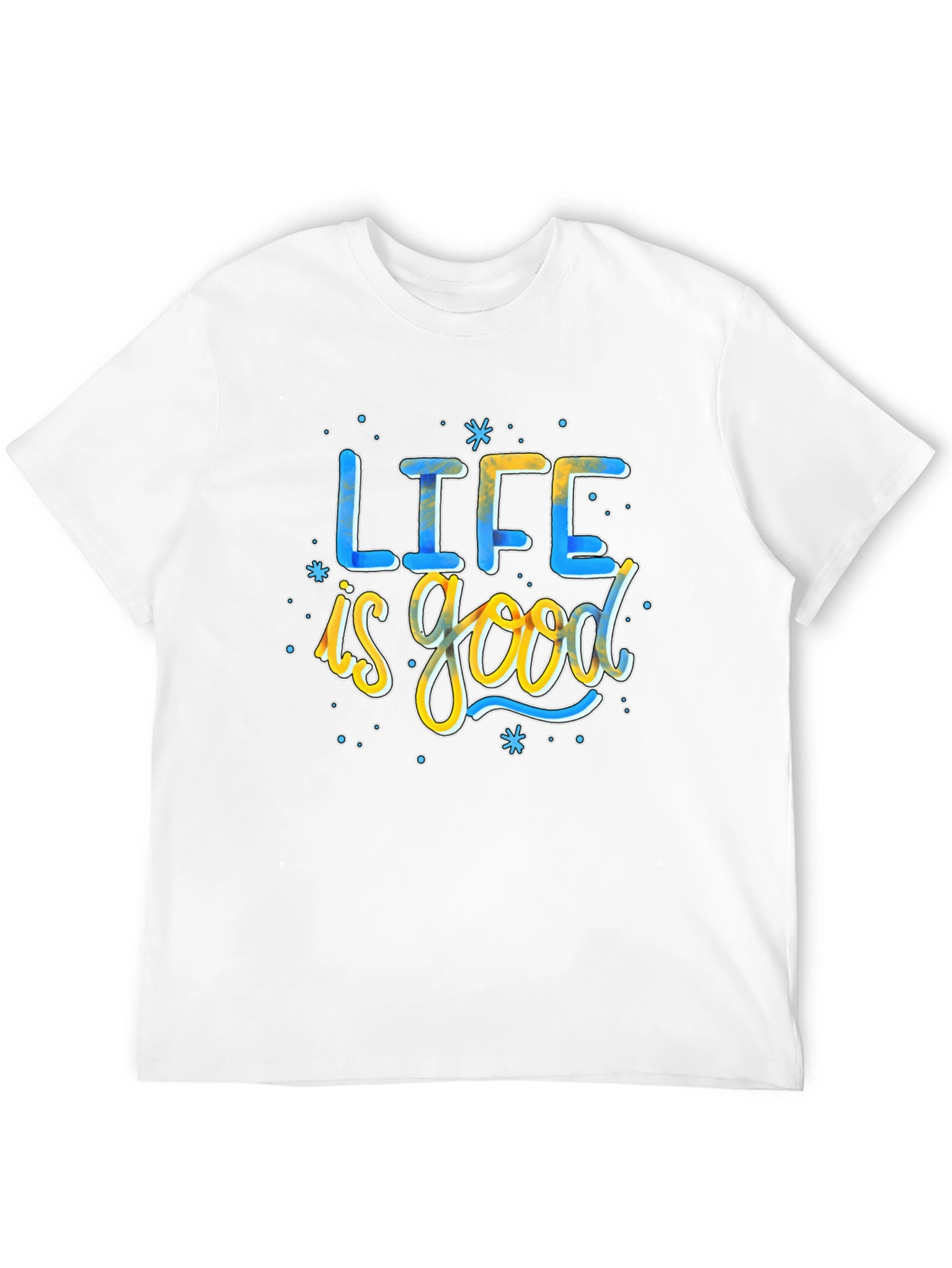 Life is Good Graphic T-Shirt - Mens Black Tee