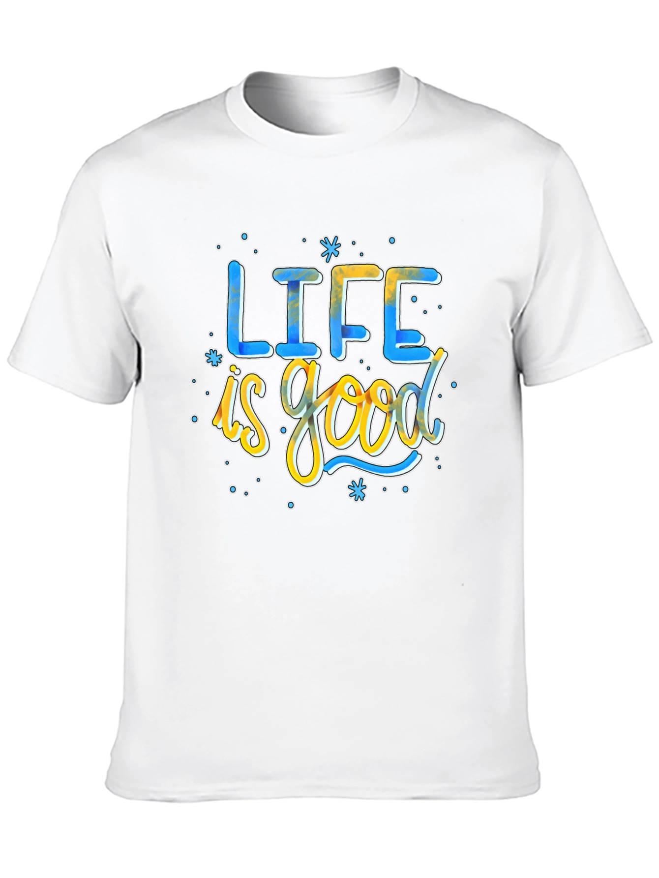 Life is Good Graphic T-Shirt - Mens Black Tee
