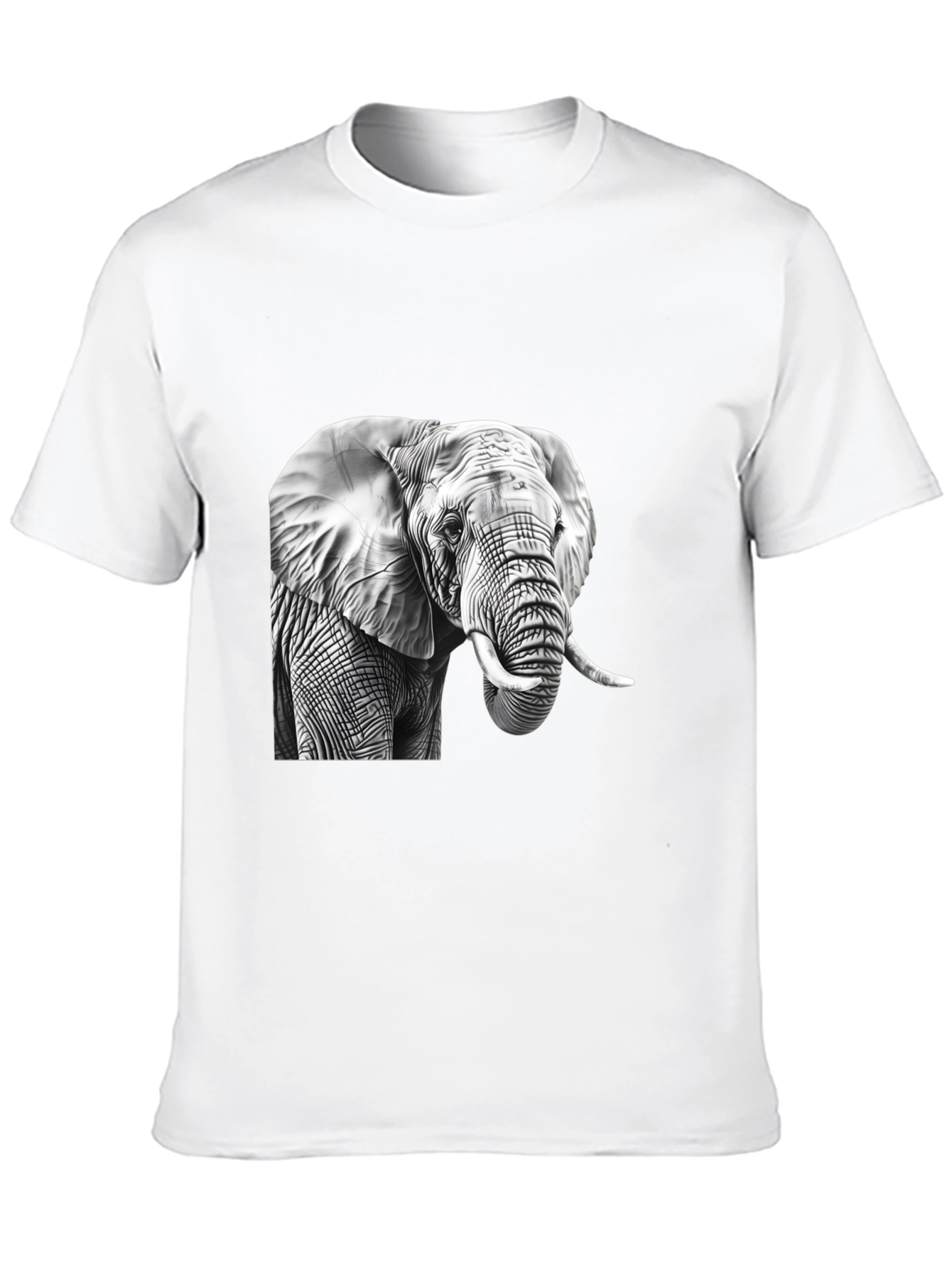 Elephant Graphic Tee - Mens Black T-Shirt