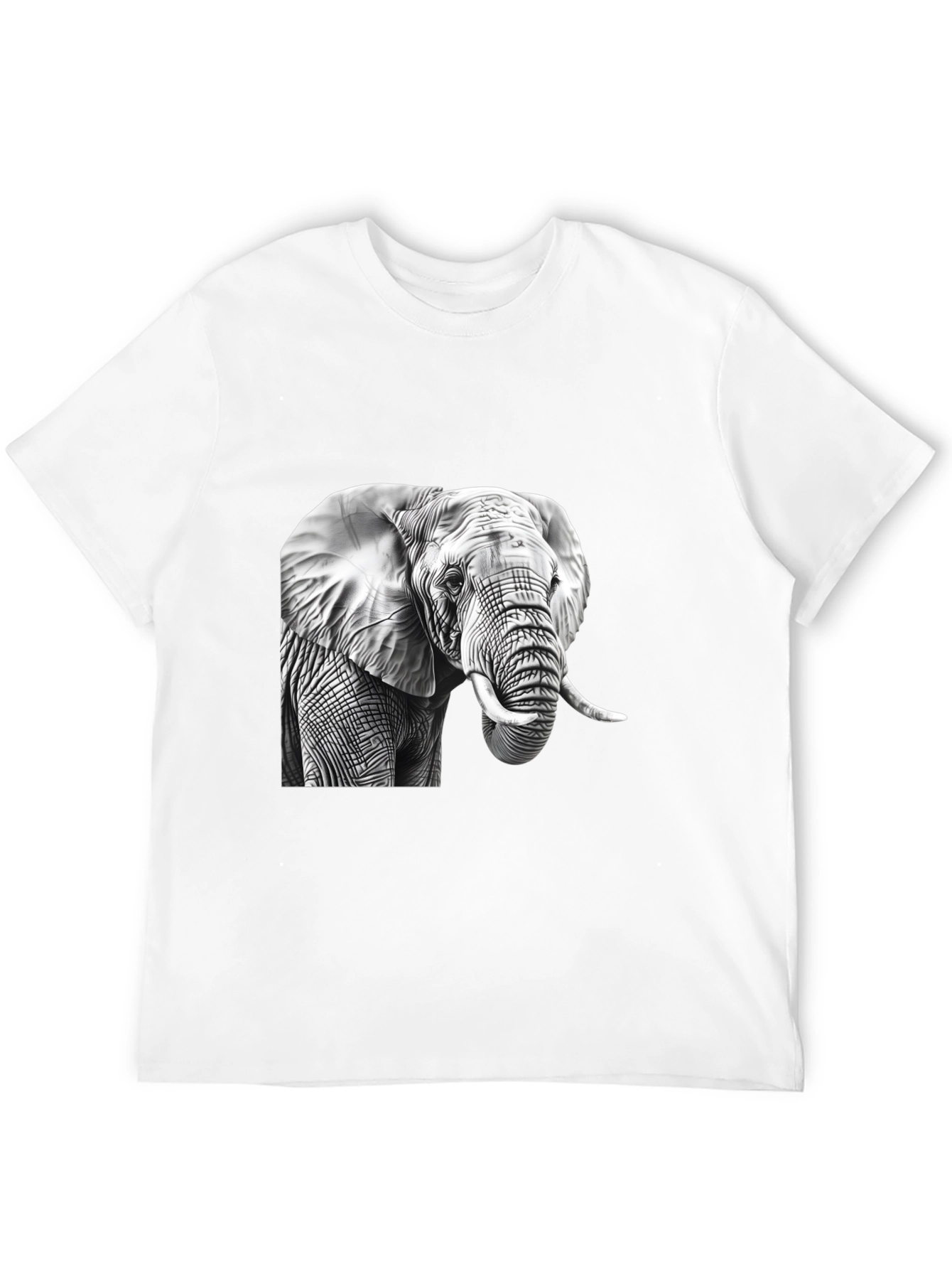 Elephant Graphic Tee - Mens Black T-Shirt