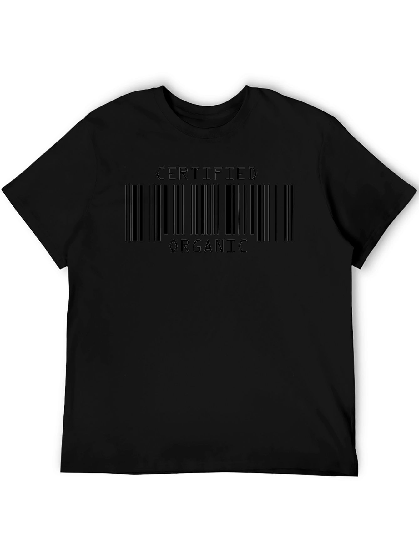 Certified Organic Barcode Graphic Tee