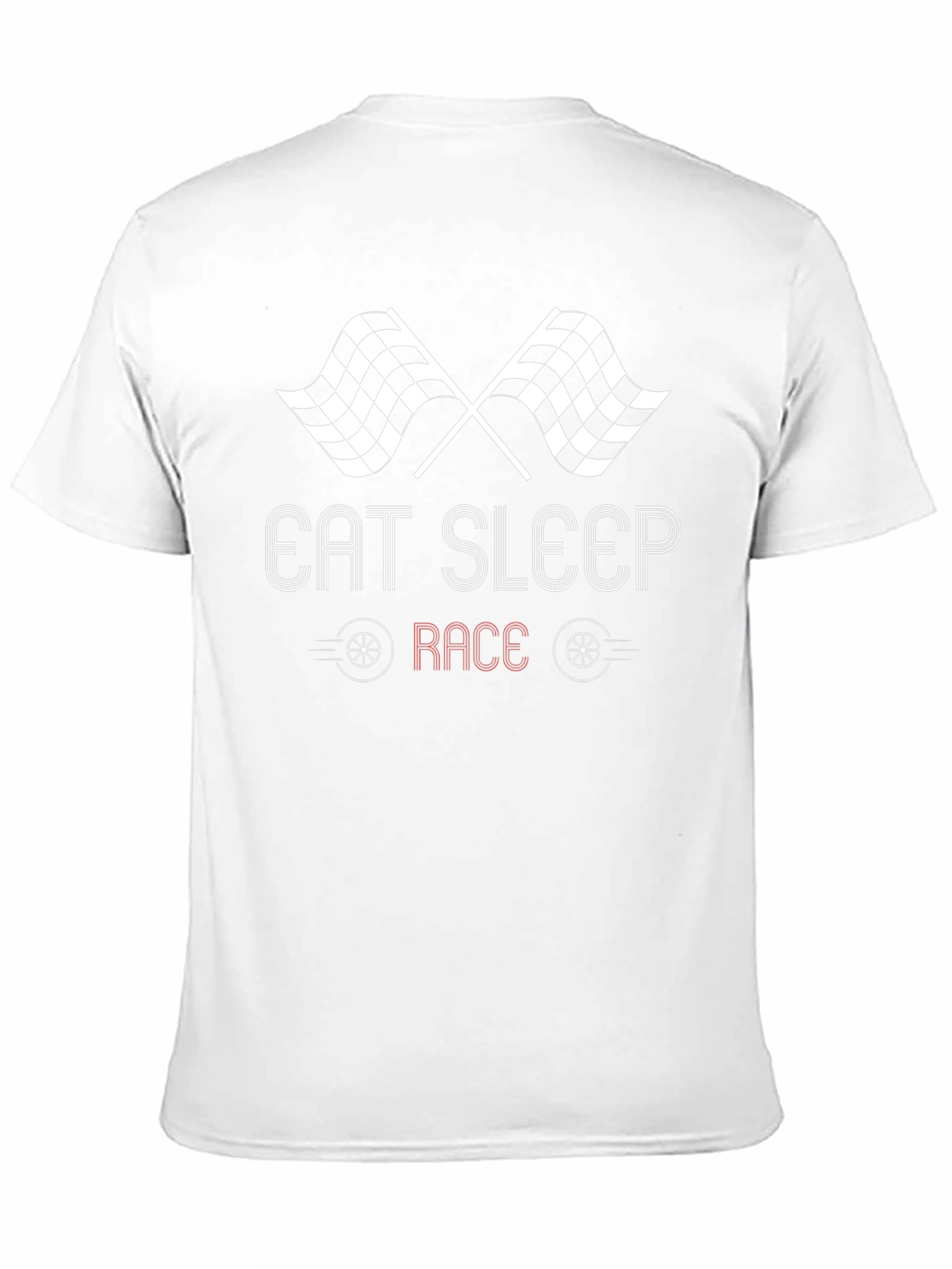 Eat Sleep Race Black Graphic Tee