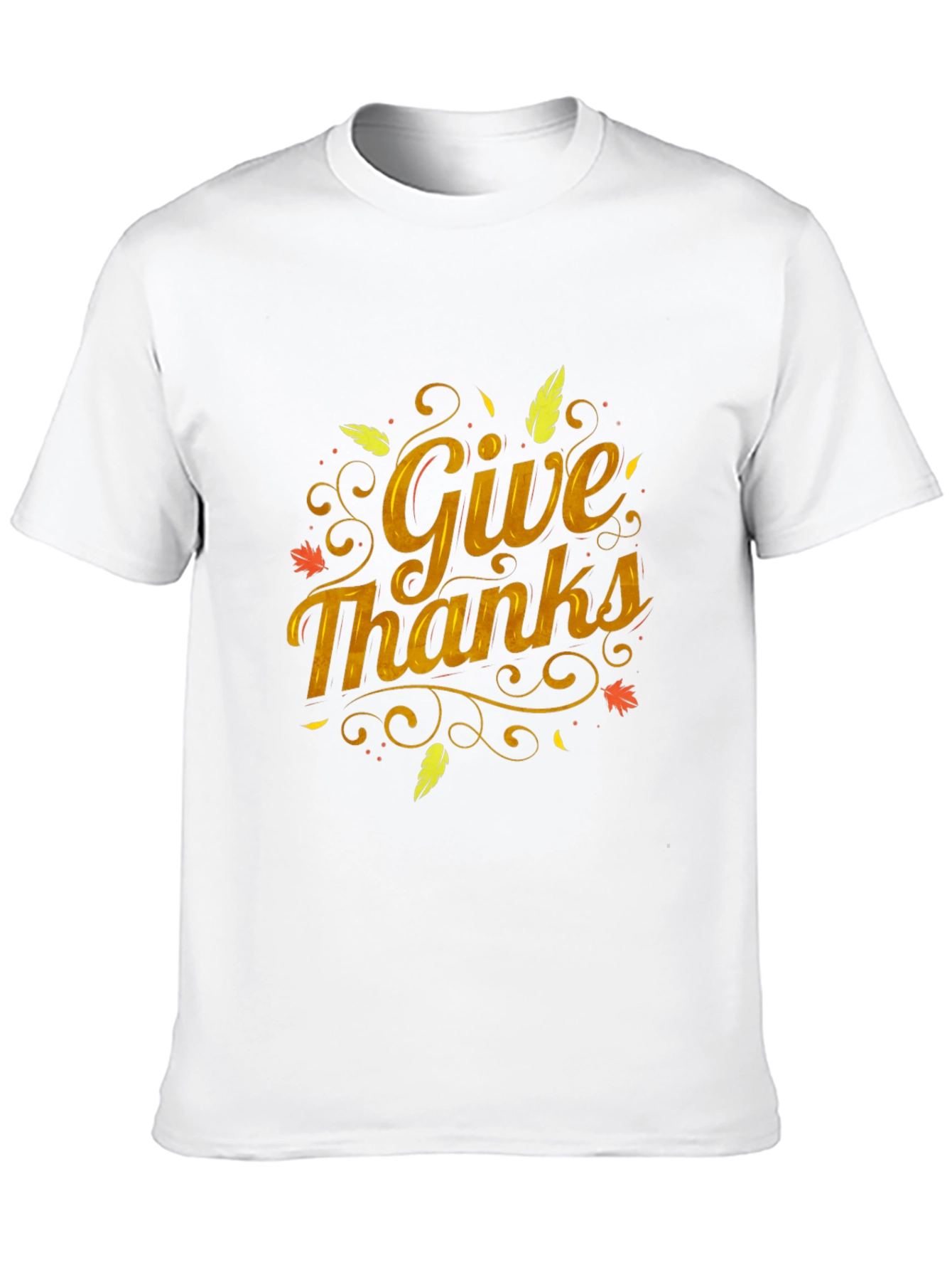 Give Thanks T-Shirt - Fall Thanksgiving Tee