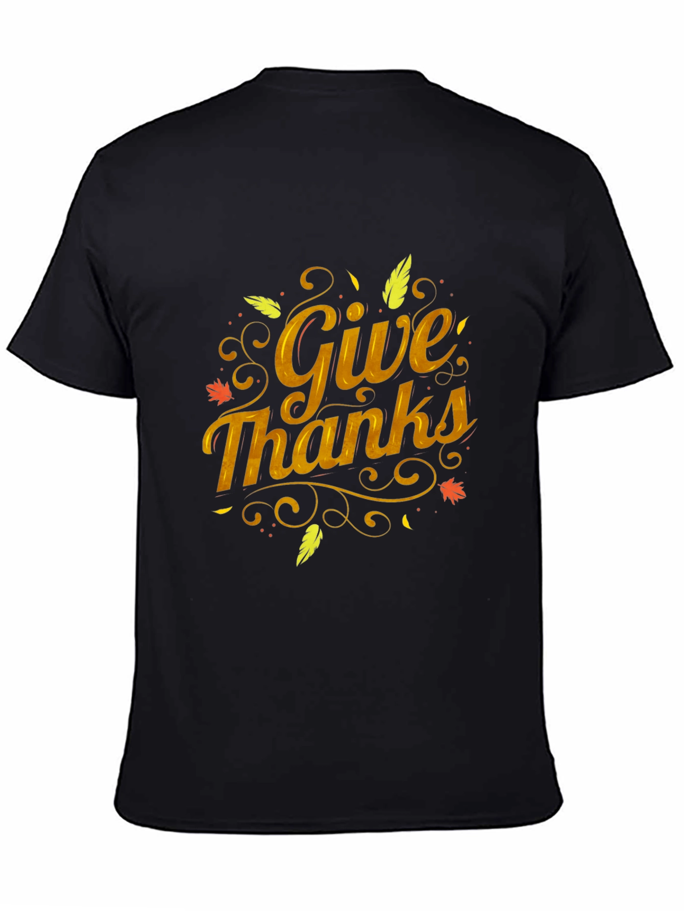 Give Thanks T-Shirt - Fall Thanksgiving Tee