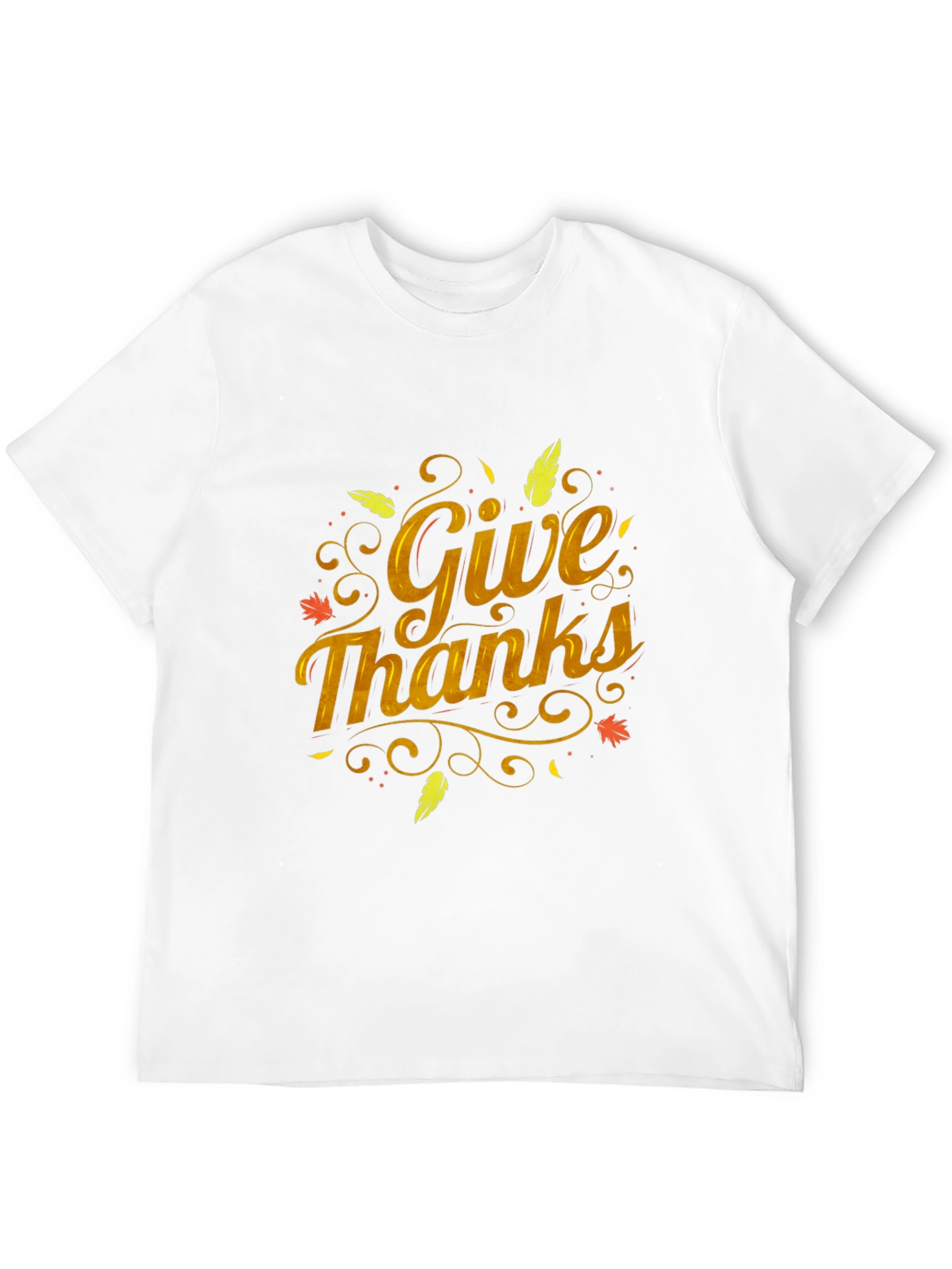 Give Thanks T-Shirt - Fall Thanksgiving Tee